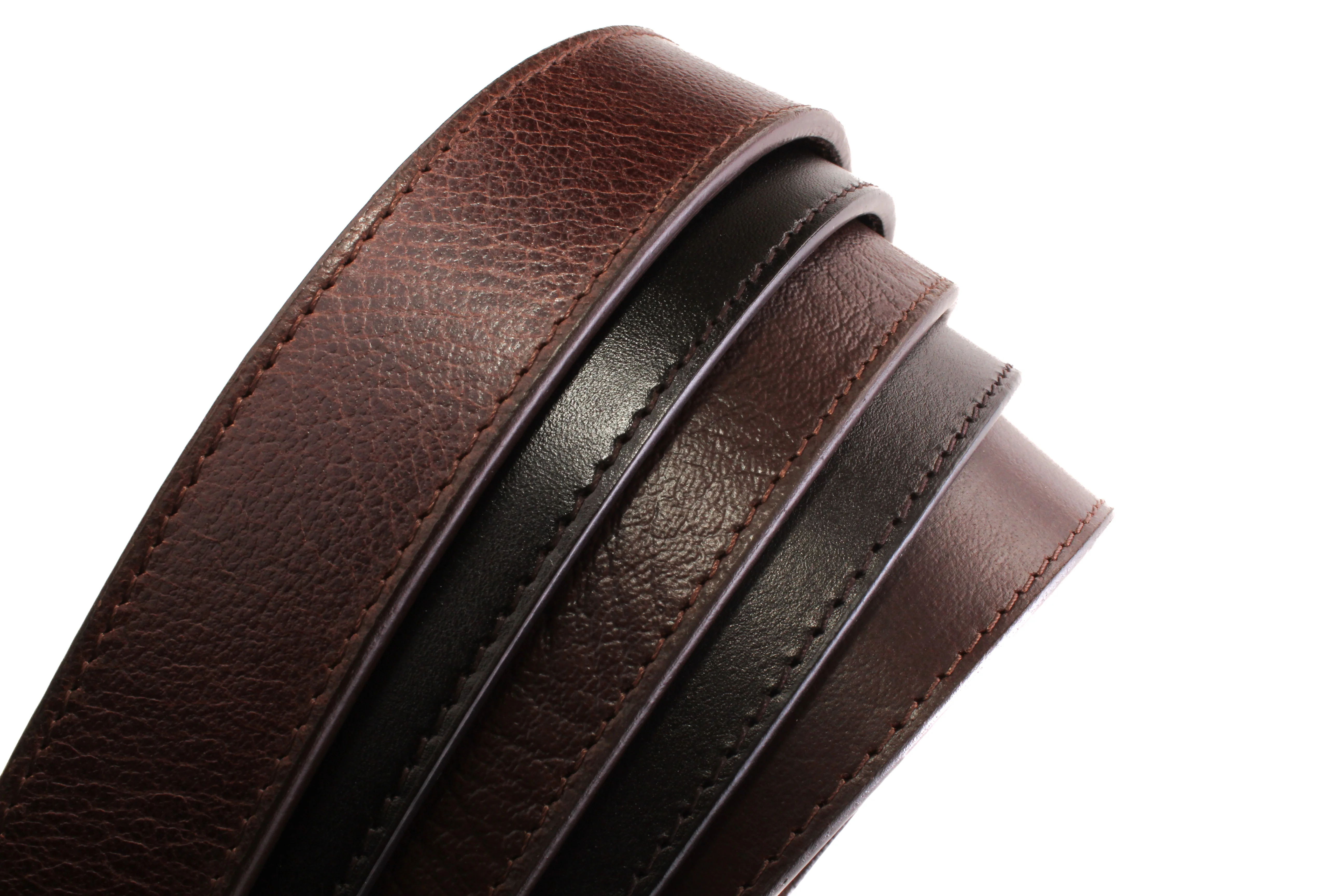 **FACTORY SECOND** 1.25" Brown Casual Leather - Mystery Strap - Image 7