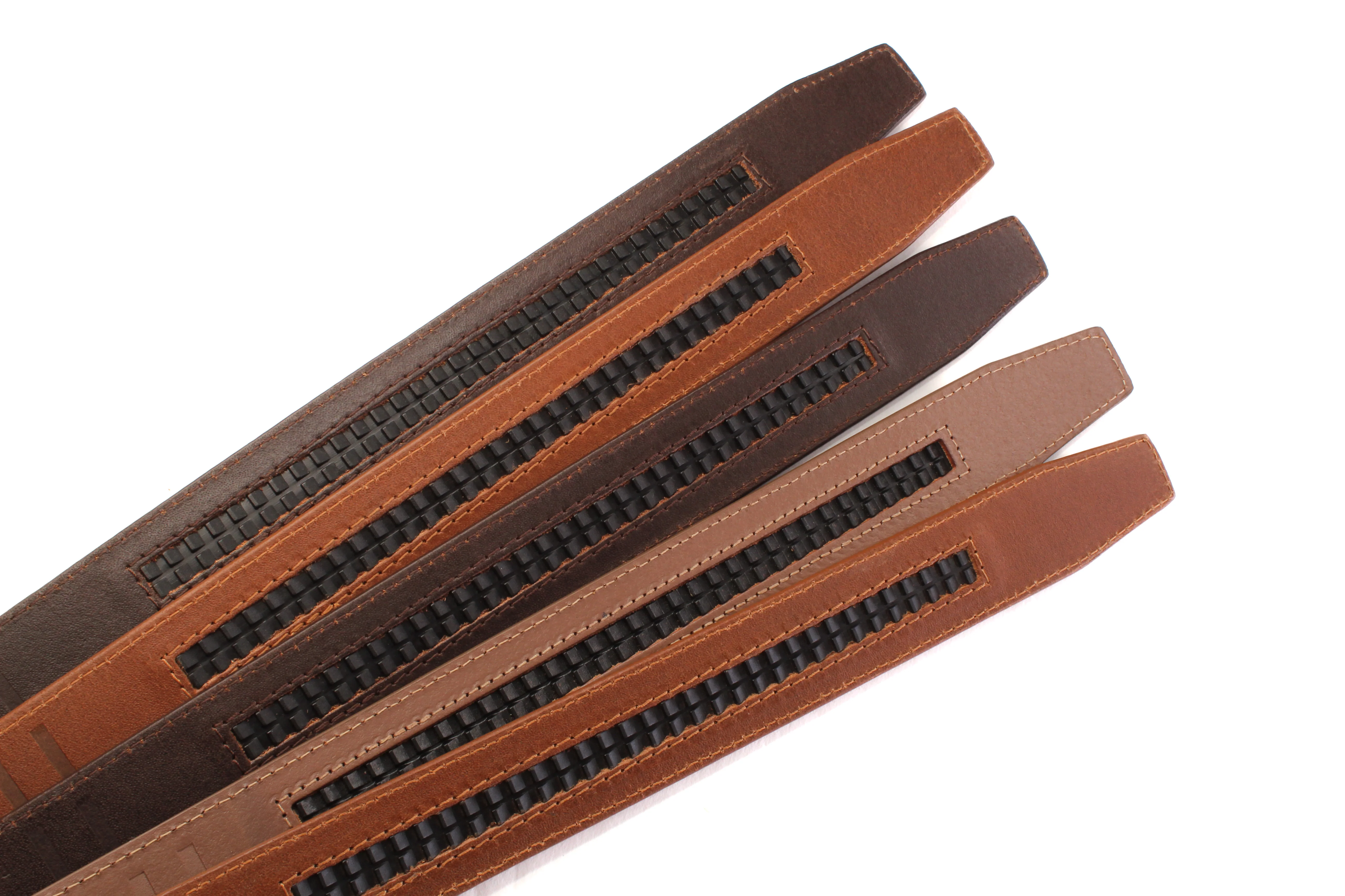 **FACTORY SECOND** 1.25" Light Brown Casual Leather - Mystery Strap - Image 6
