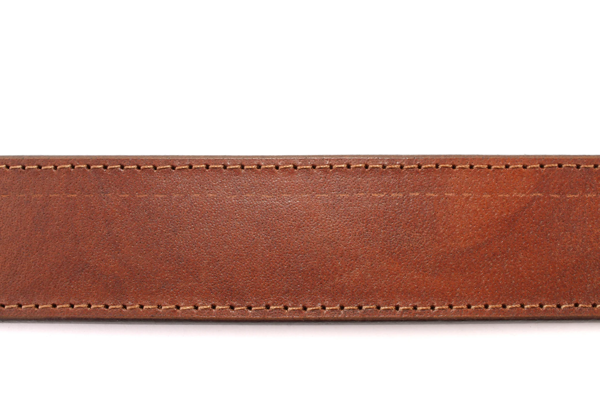 **FACTORY SECOND** 1.25" Marbled Tan Vegetable Tanned Leather Strap - Image 5
