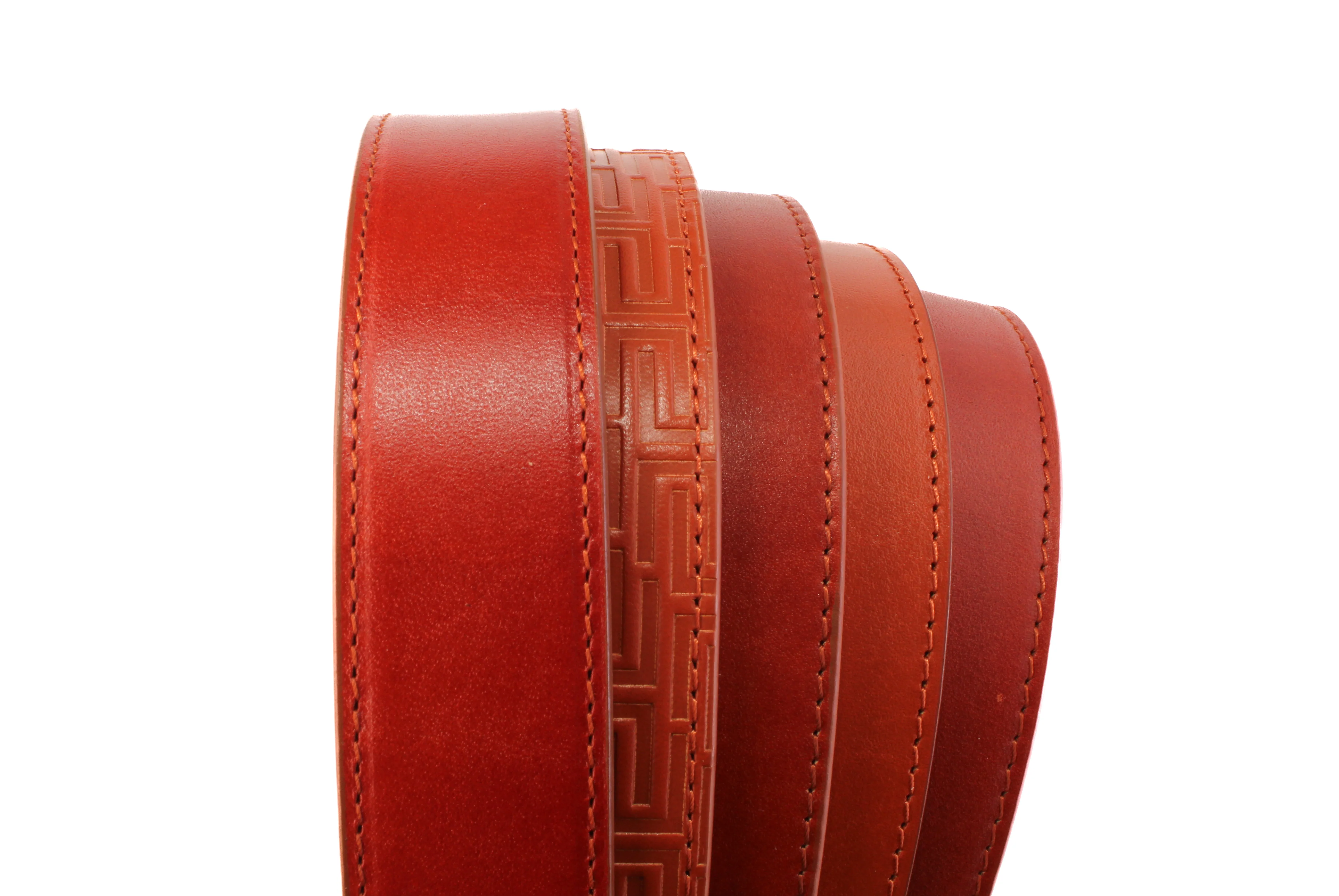 **FACTORY SECOND** 1.25" Saddle Tan Casual Leather - Mystery Strap