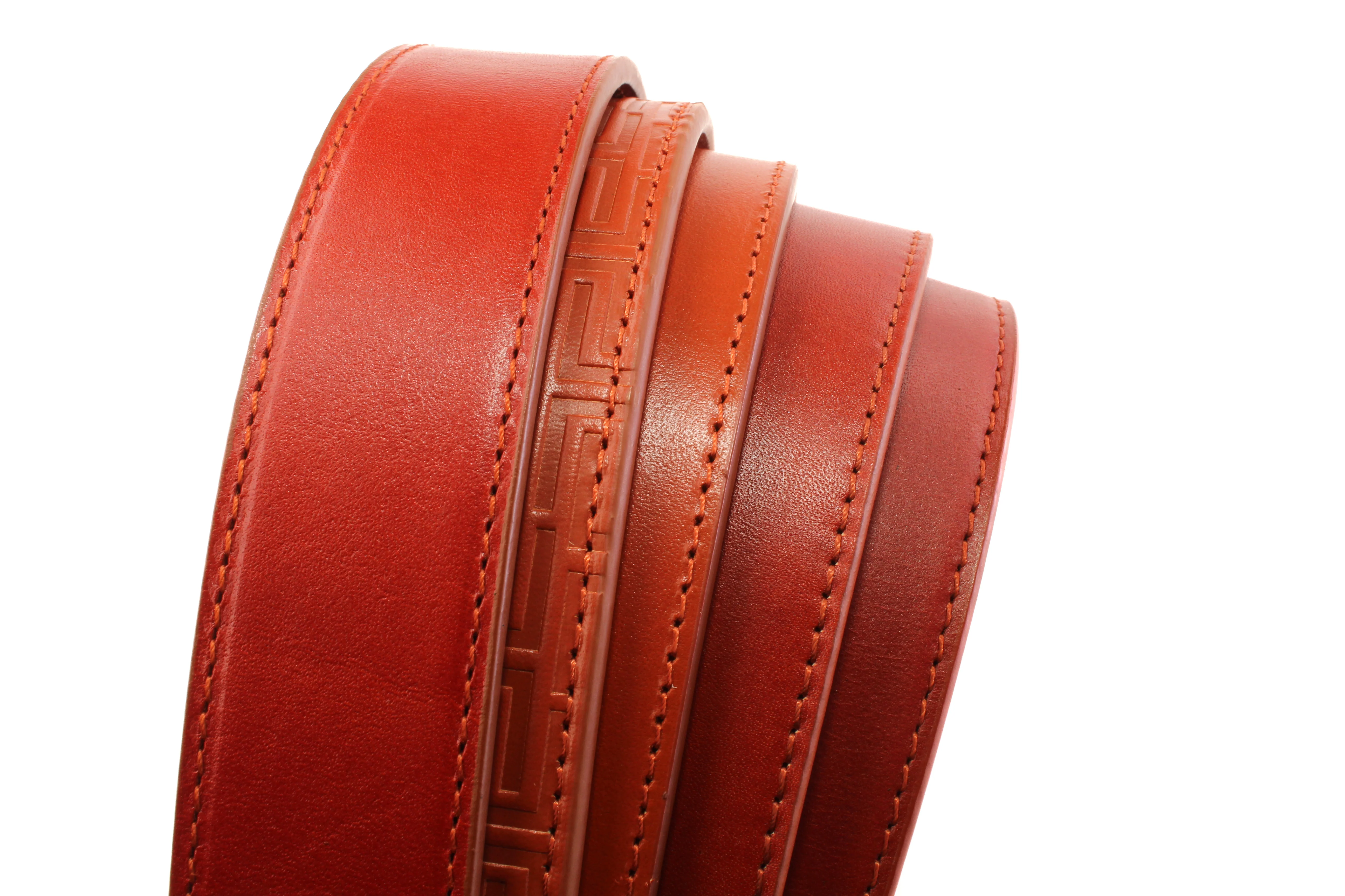 **FACTORY SECOND** 1.25" Saddle Tan Casual Leather - Mystery Strap - Image 5
