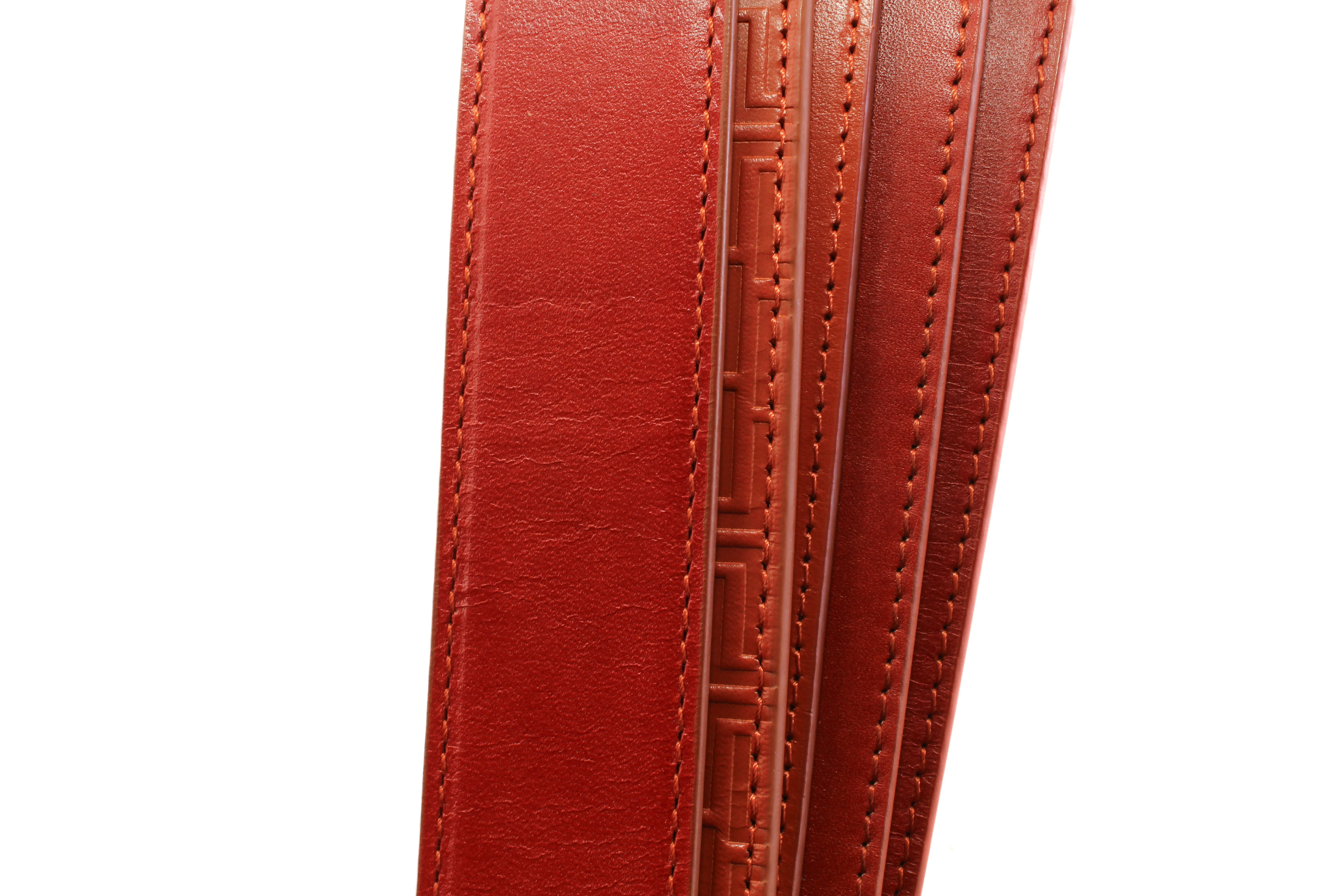 **FACTORY SECOND** 1.25" Saddle Tan Casual Leather - Mystery Strap - Image 6