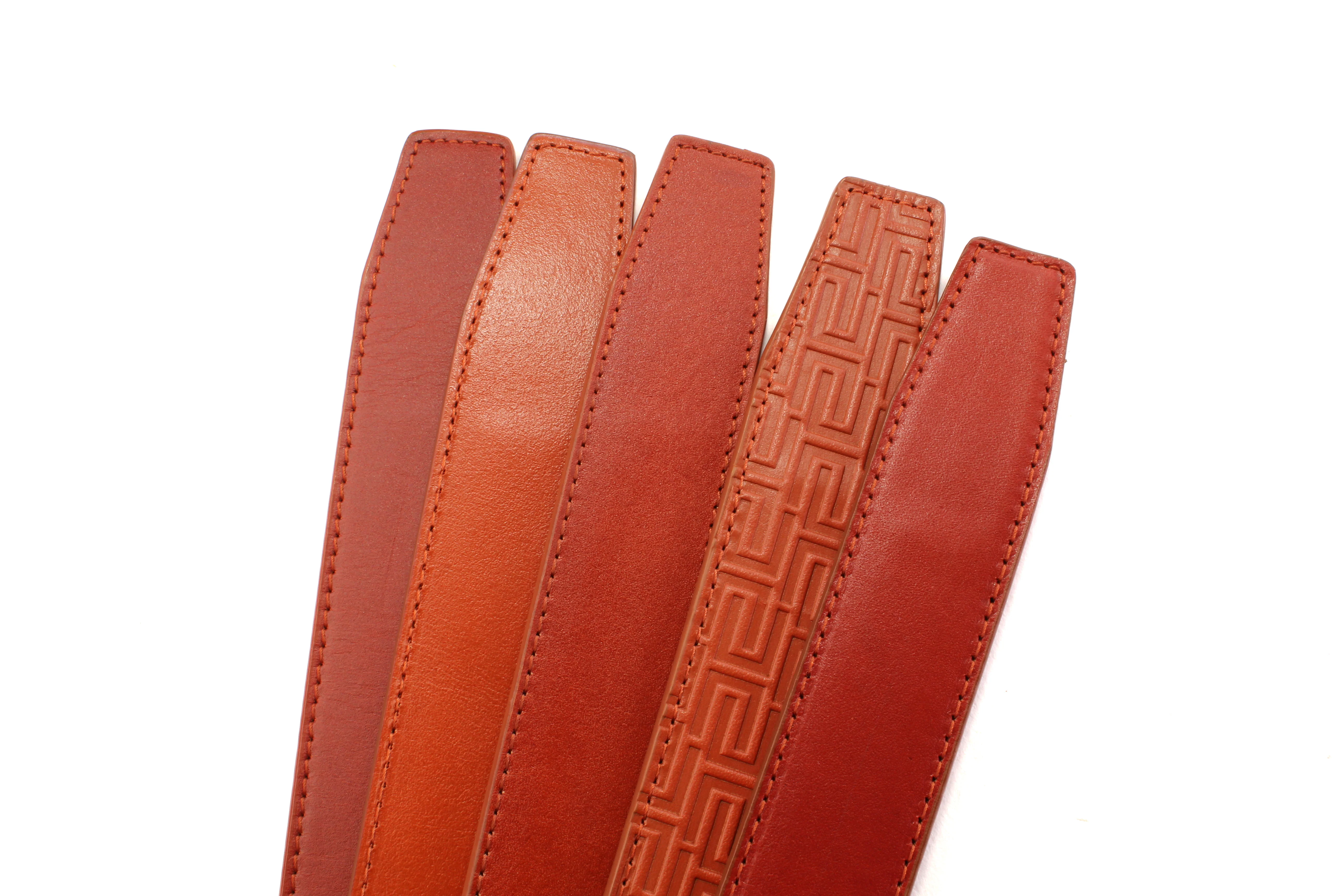 **FACTORY SECOND** 1.25" Saddle Tan Casual Leather - Mystery Strap - Image 7