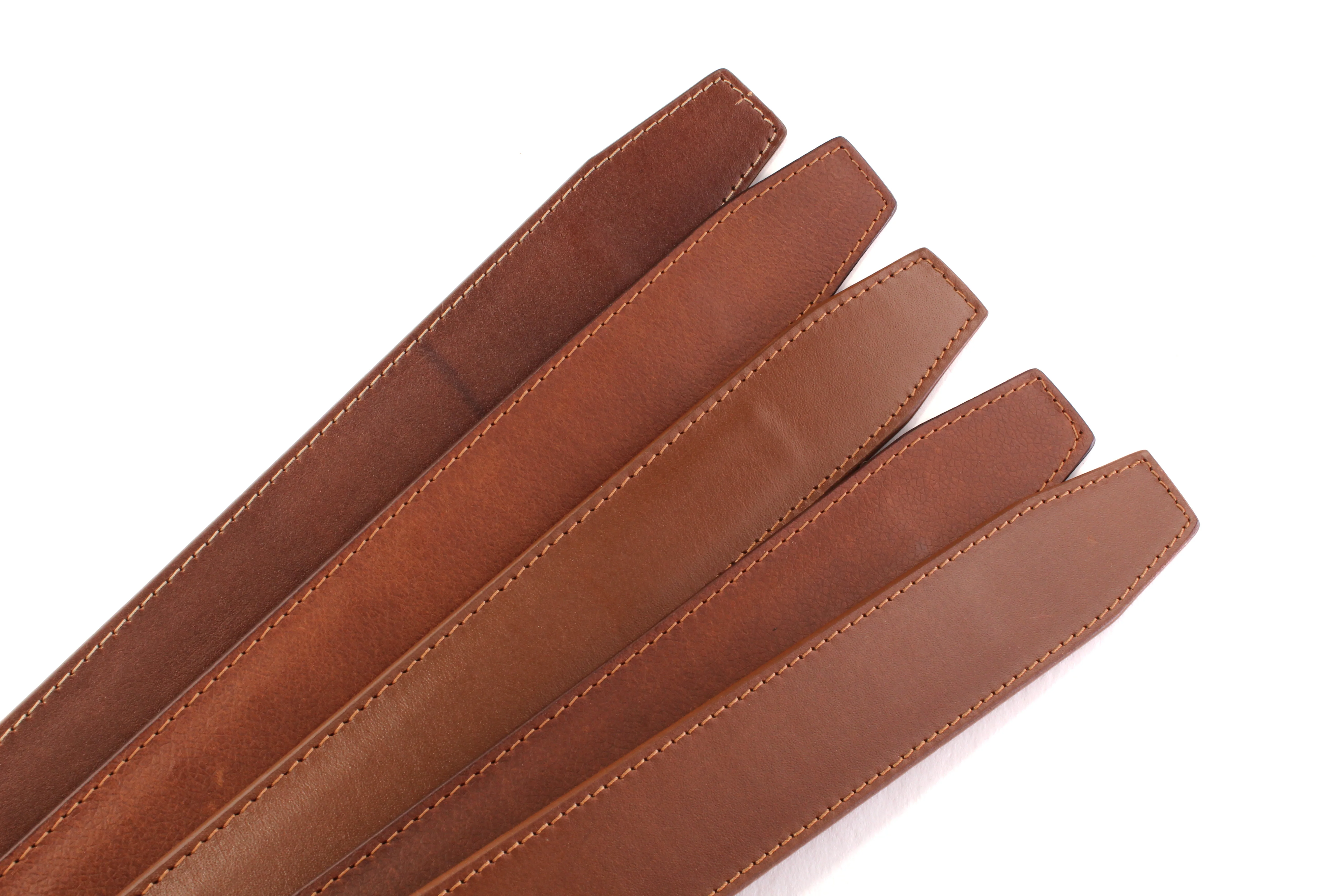 **FACTORY SECOND** 1.5" Light Brown Casual Leather - Mystery Strap - Image 2