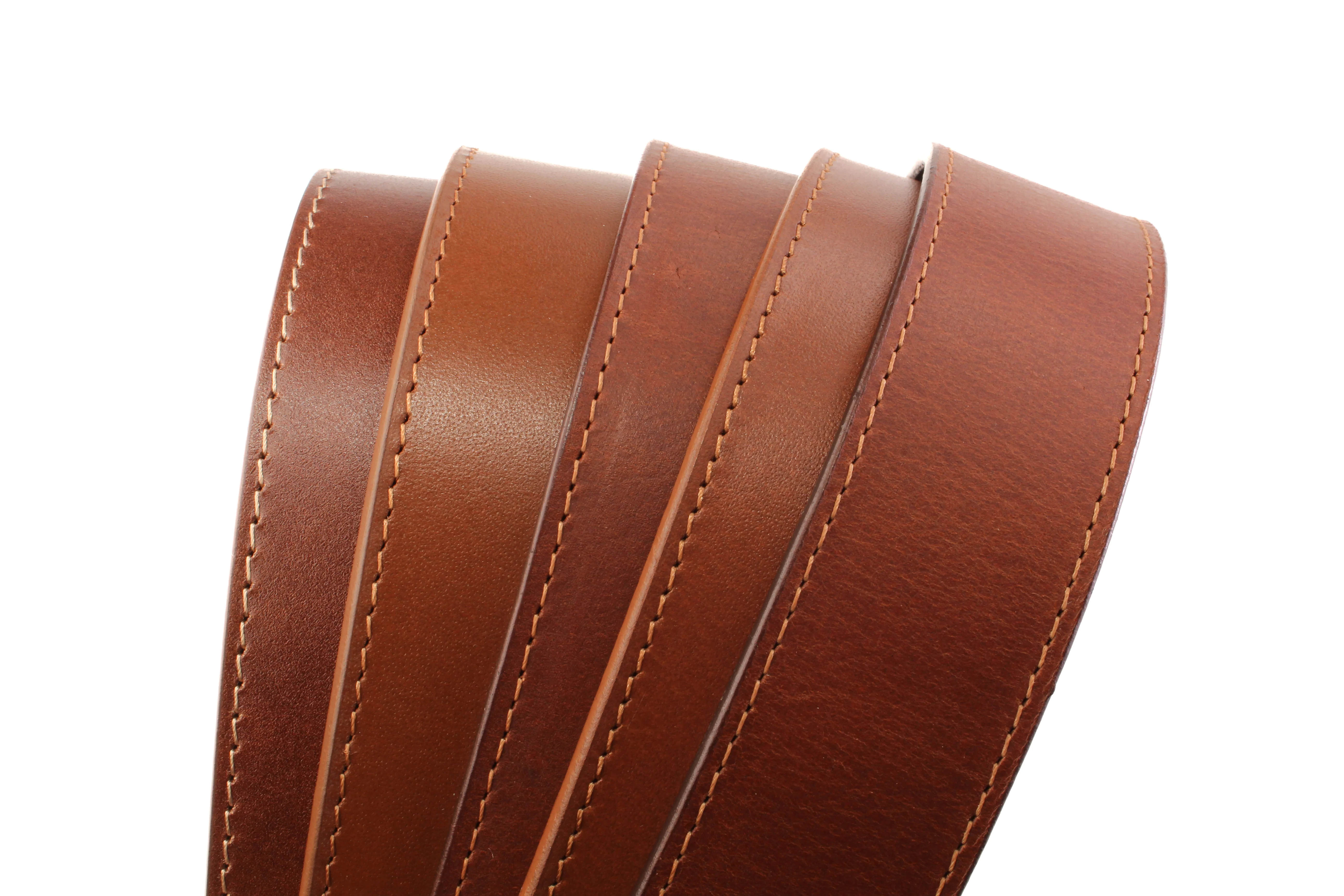 **FACTORY SECOND** 1.5" Light Brown Casual Leather - Mystery Strap - Image 3