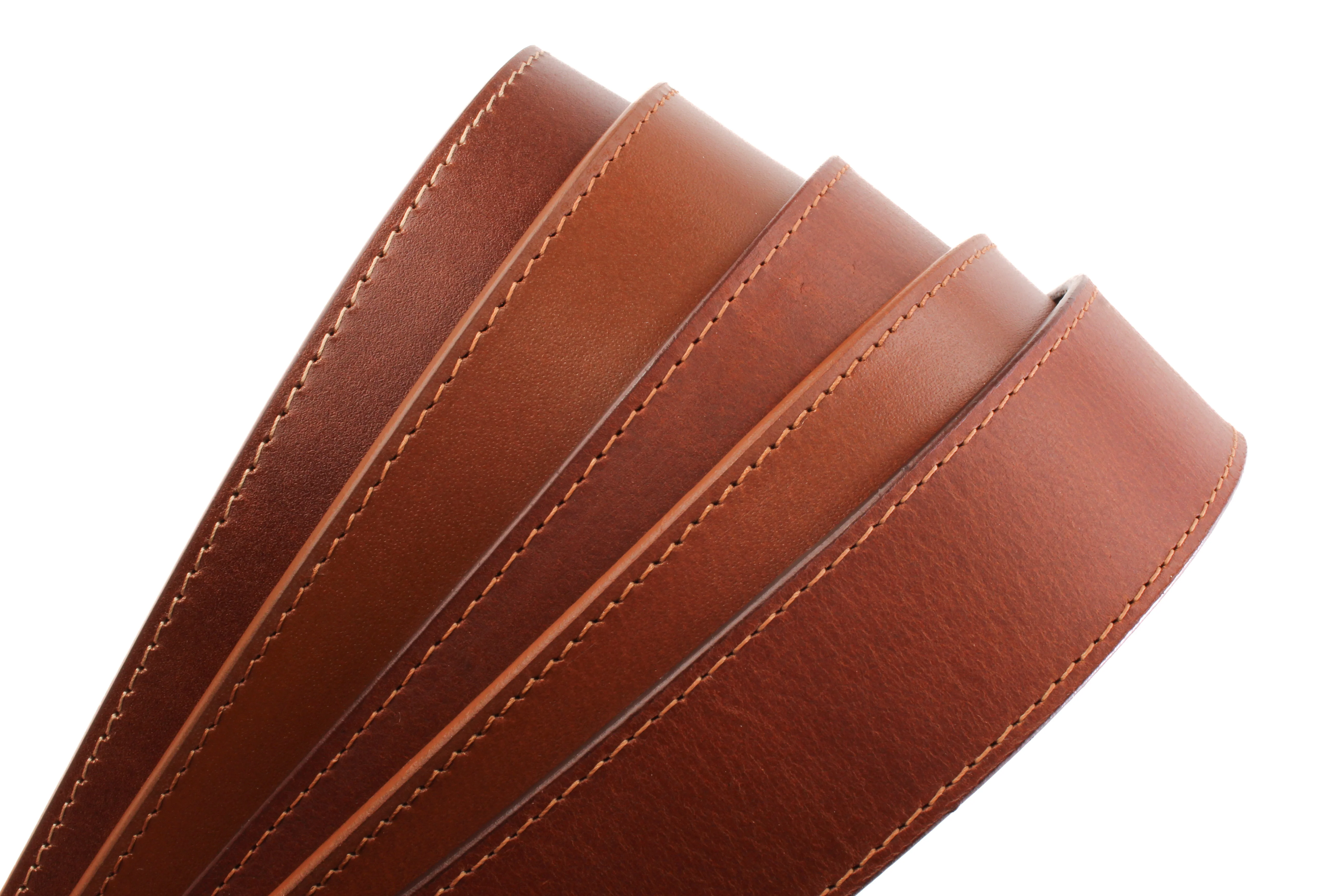 **FACTORY SECOND** 1.5" Light Brown Casual Leather - Mystery Strap - Image 4