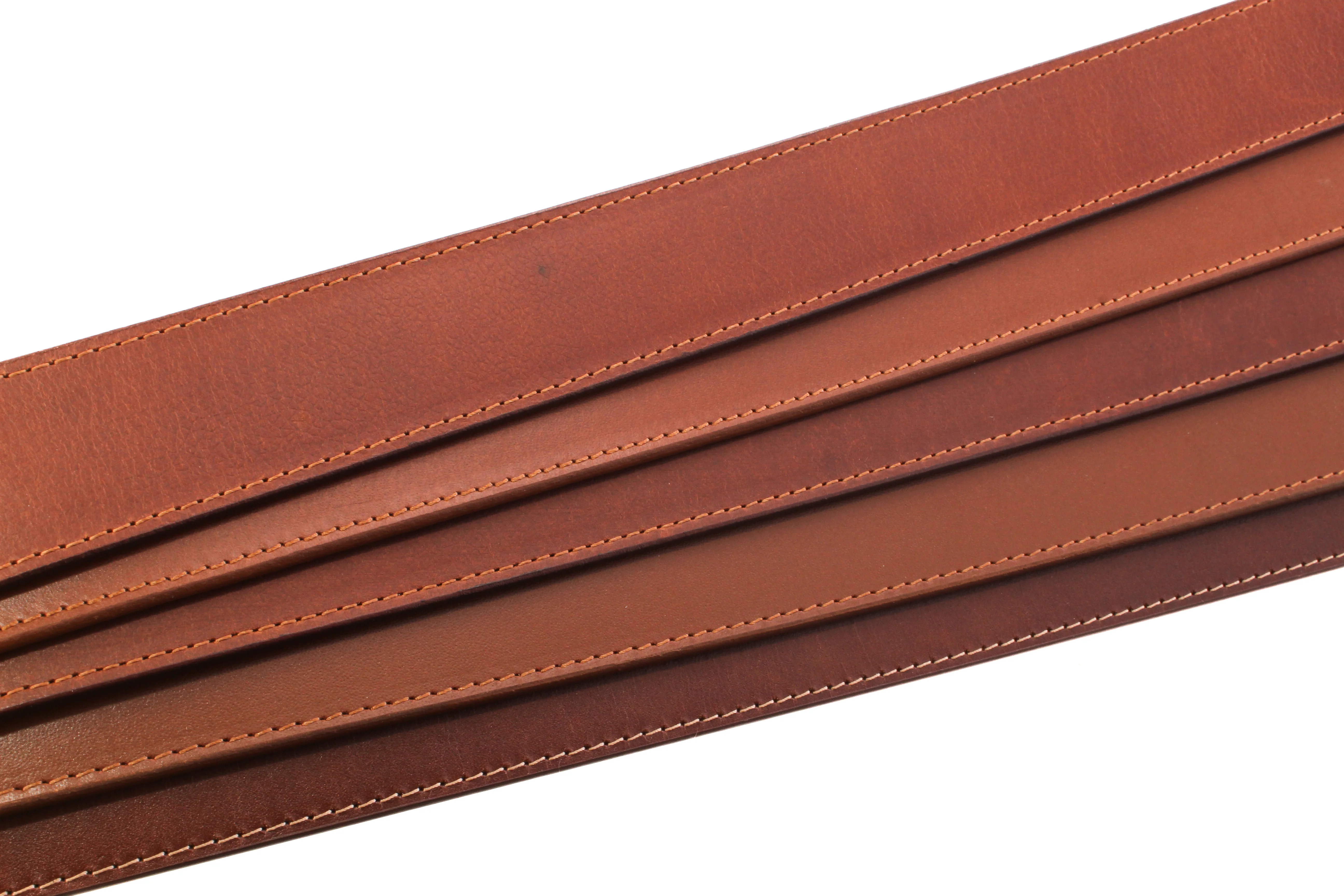 **FACTORY SECOND** 1.5" Light Brown Casual Leather - Mystery Strap - Image 6