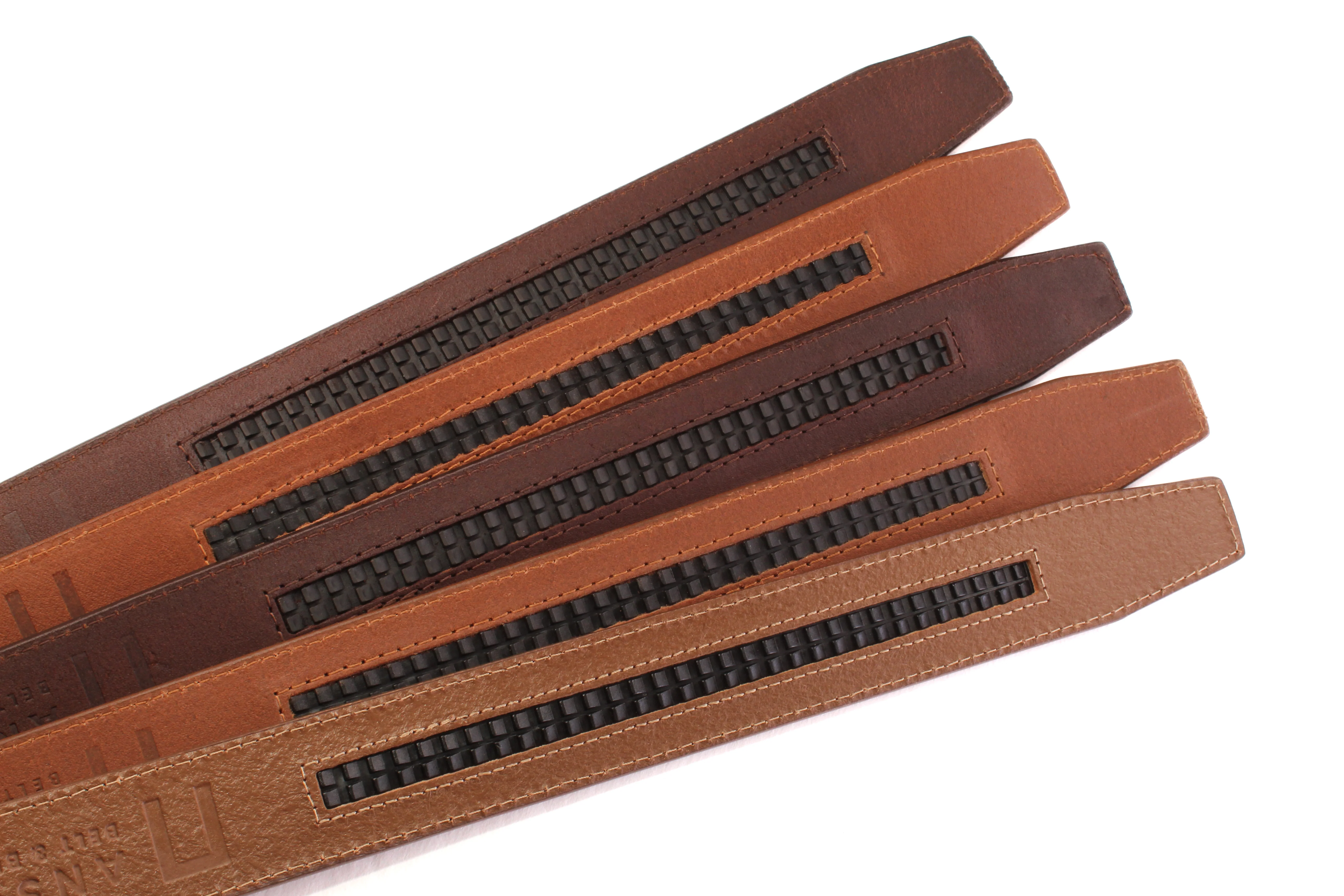 **FACTORY SECOND** 1.5" Light Brown Casual Leather - Mystery Strap - Image 7