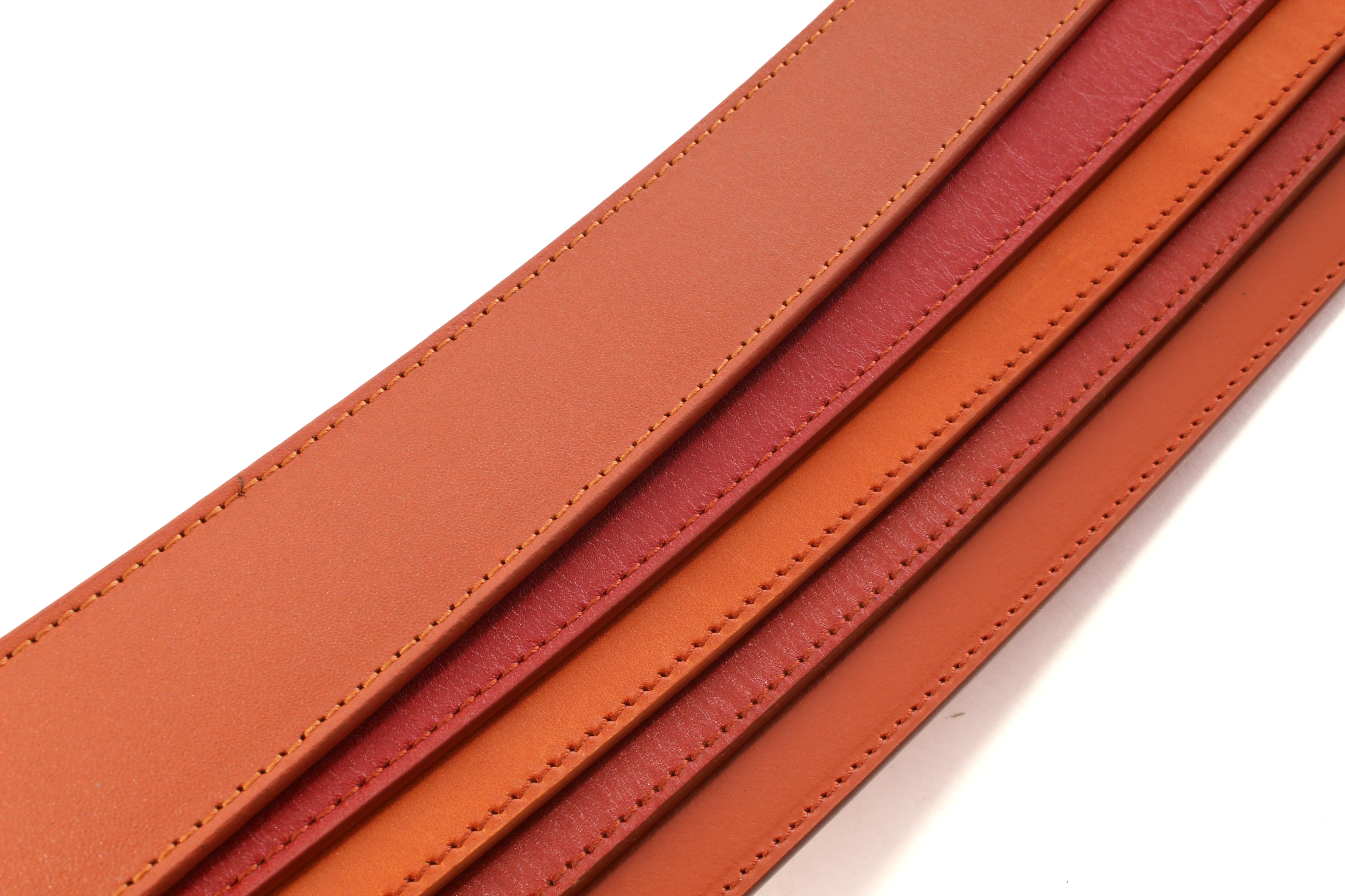 **FACTORY SECOND** 1.5" Saddle Tan Casual Leather - Mystery Strap - Image 6