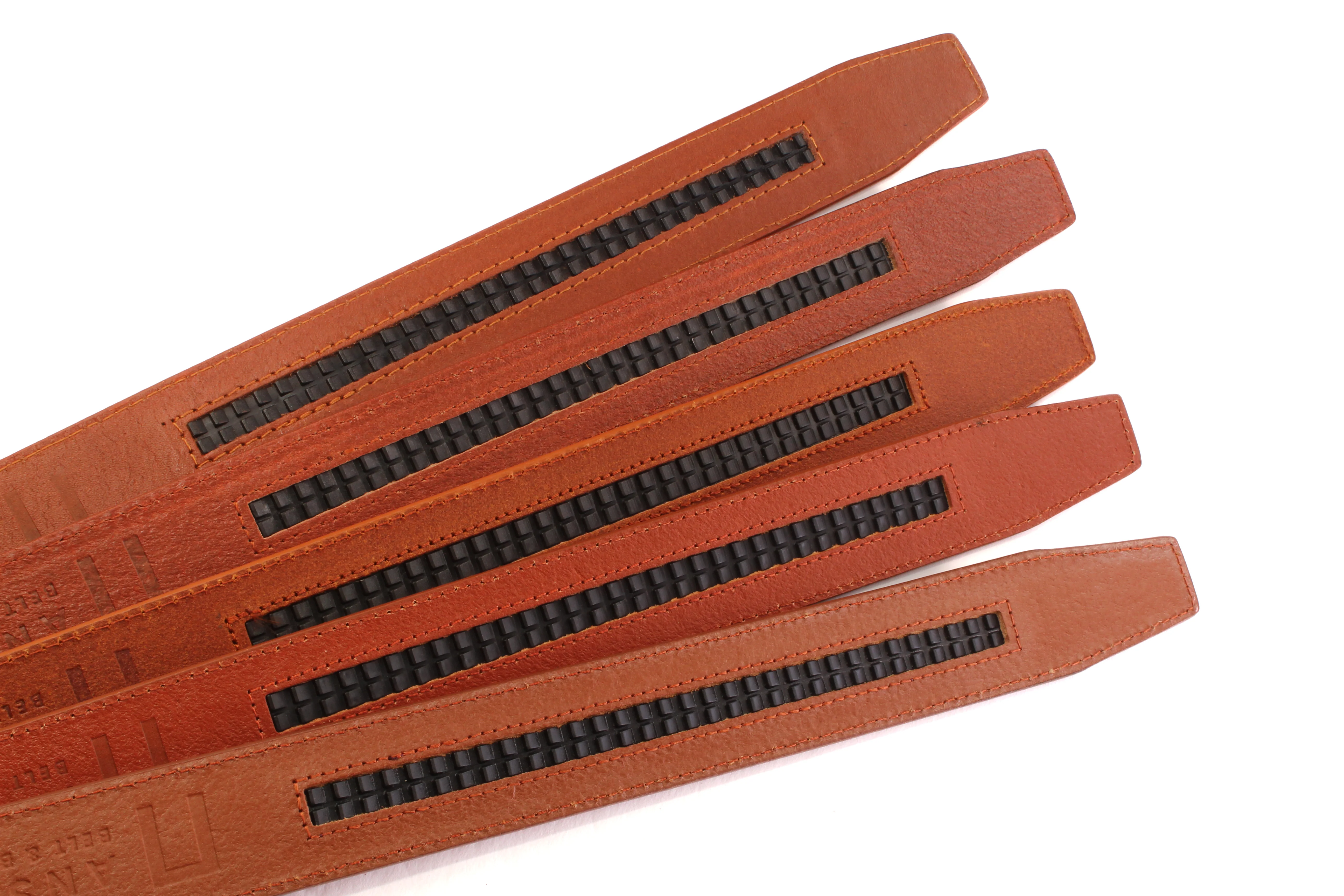 **FACTORY SECOND** 1.5" Saddle Tan Casual Leather - Mystery Strap - Image 7
