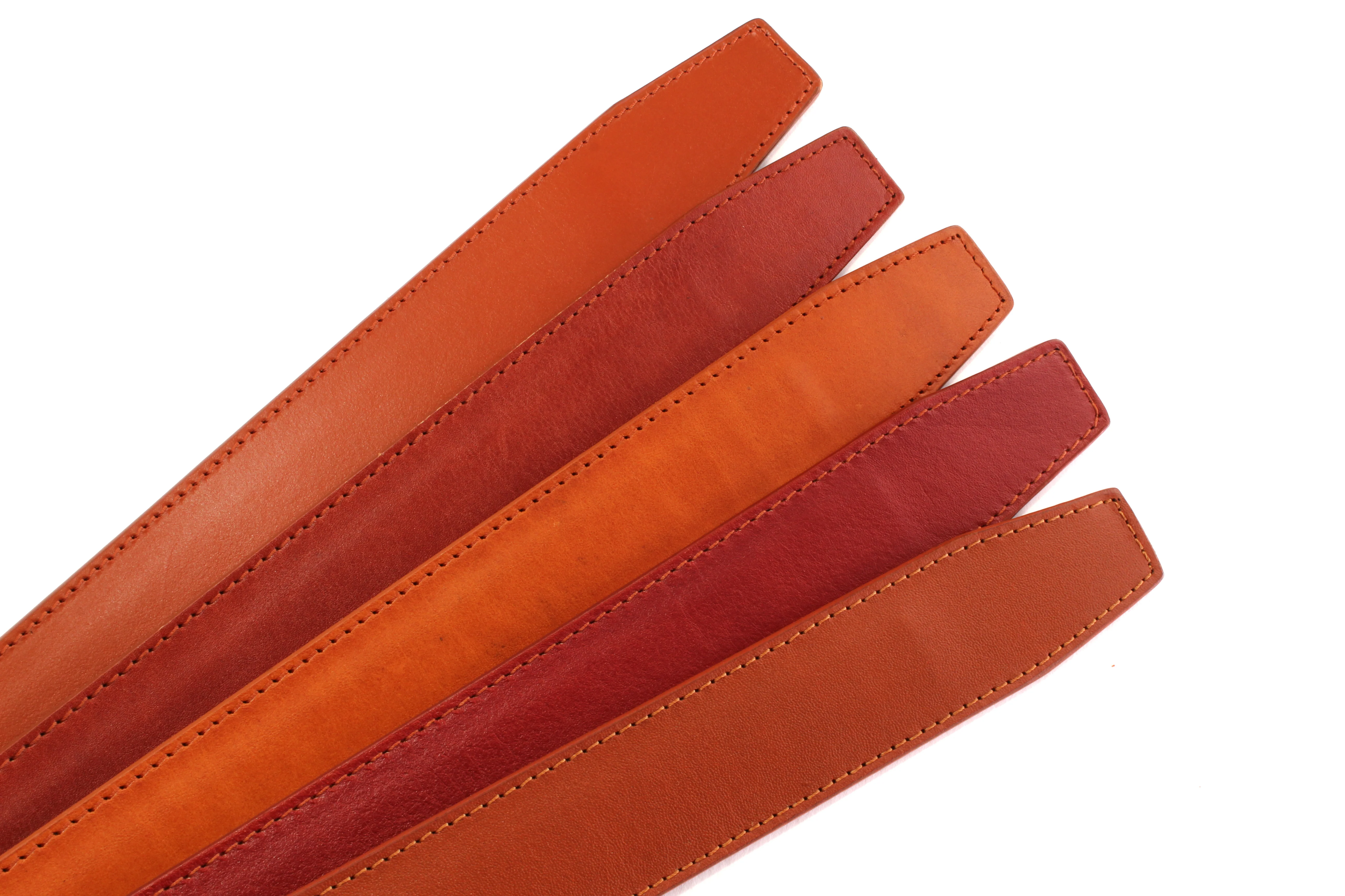 **FACTORY SECOND** 1.5" Saddle Tan Casual Leather - Mystery Strap - Image 8