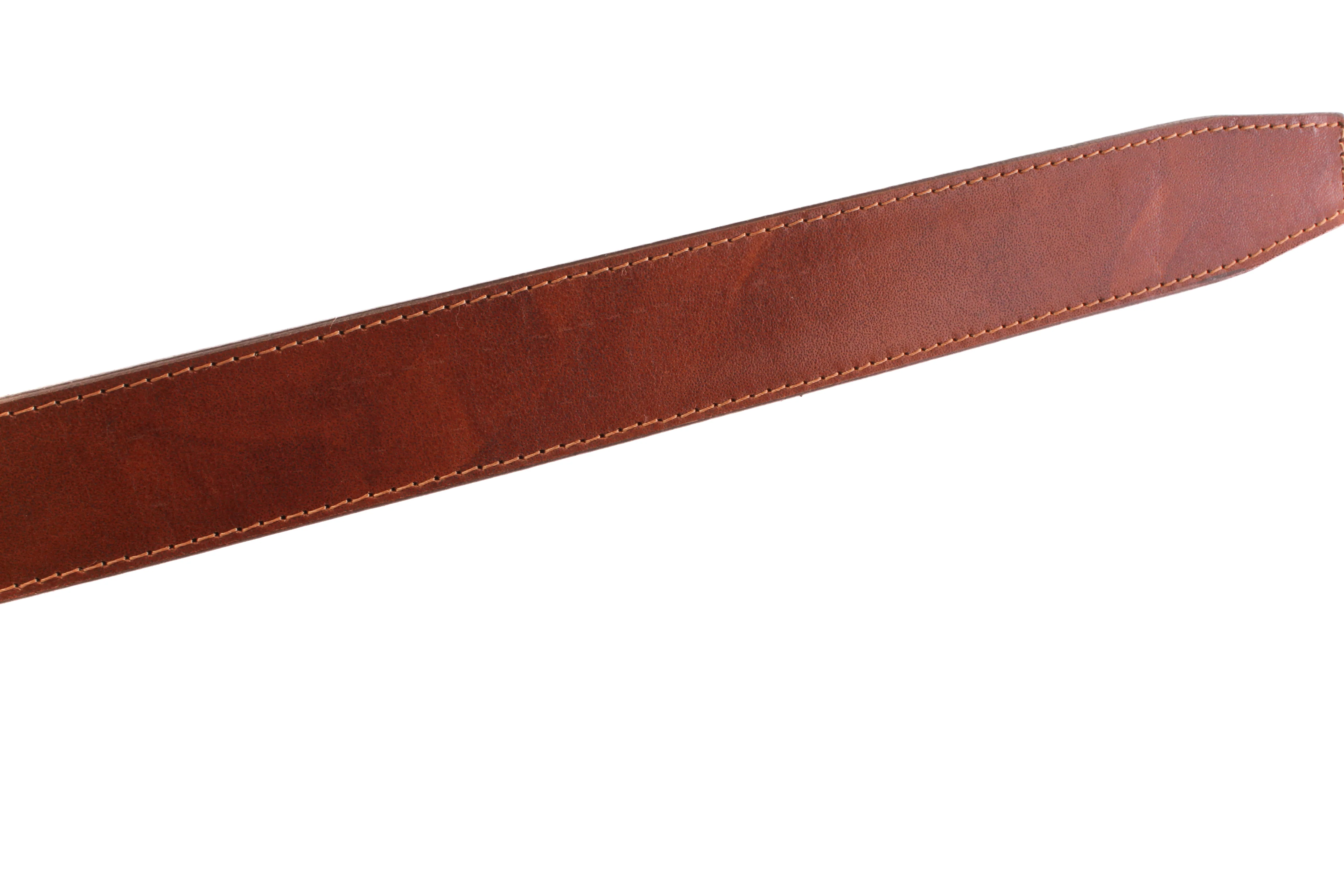 **FACTORY SECONDS** 1.5" Marbled Tan Vegetable Tanned Leather Strap - Image 10