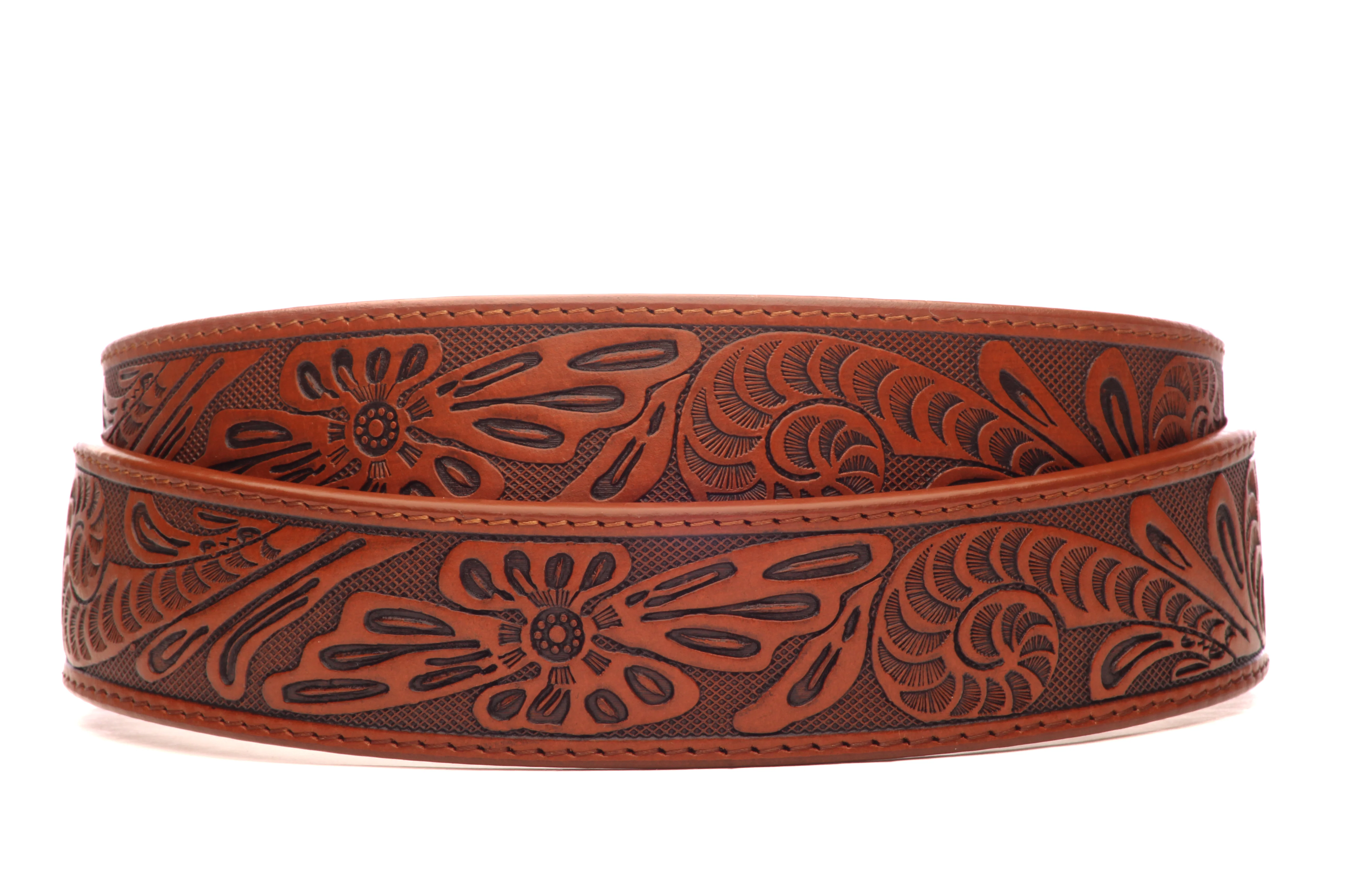 **LIMITED RELEASE** 1.5" La Fleur Vegetable Tanned Leather Strap