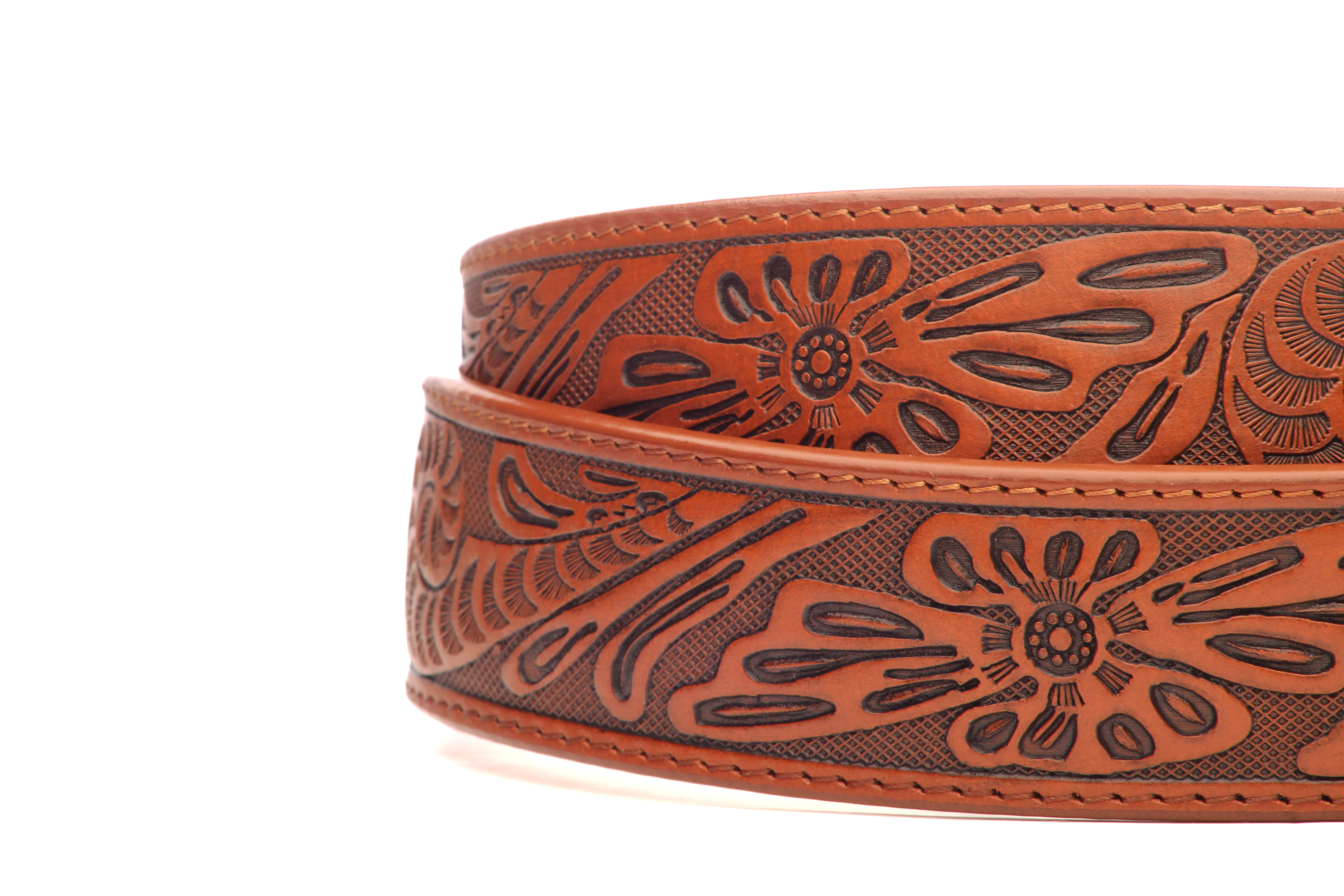 **LIMITED RELEASE** 1.5" La Fleur Vegetable Tanned Leather Strap - Image 26