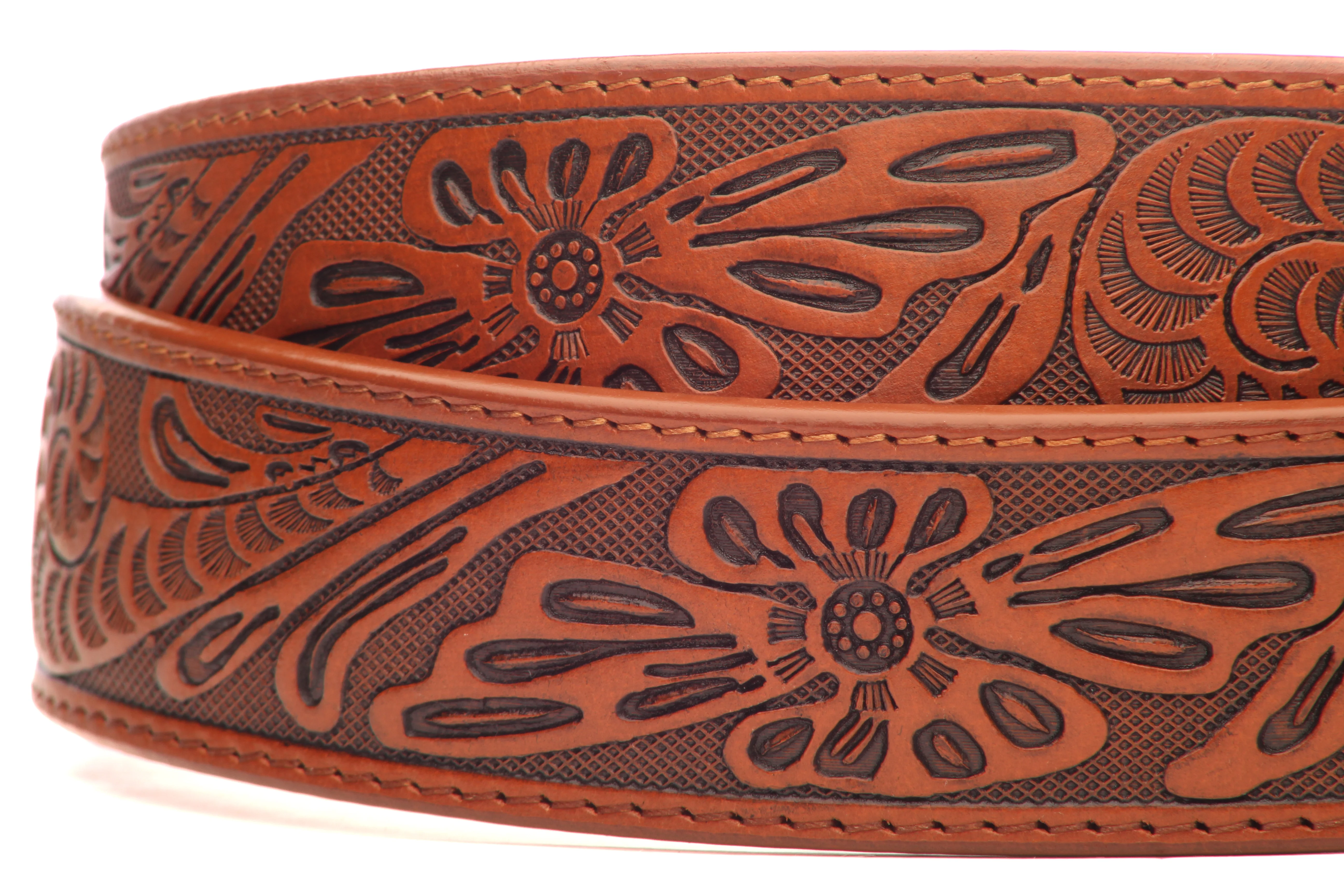**LIMITED RELEASE** 1.5" La Fleur Vegetable Tanned Leather Strap - Image 6