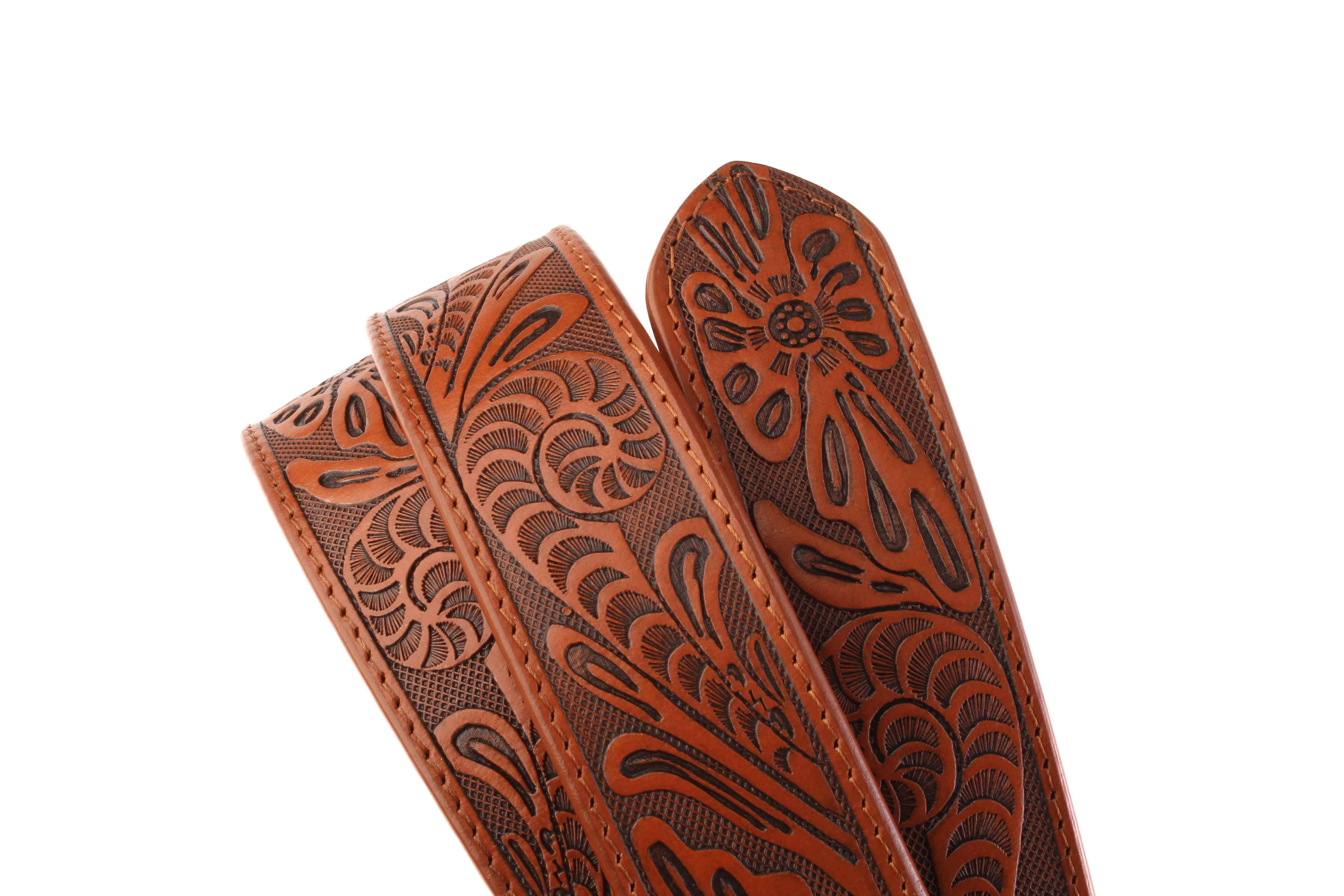 **LIMITED RELEASE** 1.5" La Fleur Vegetable Tanned Leather Strap - Image 7