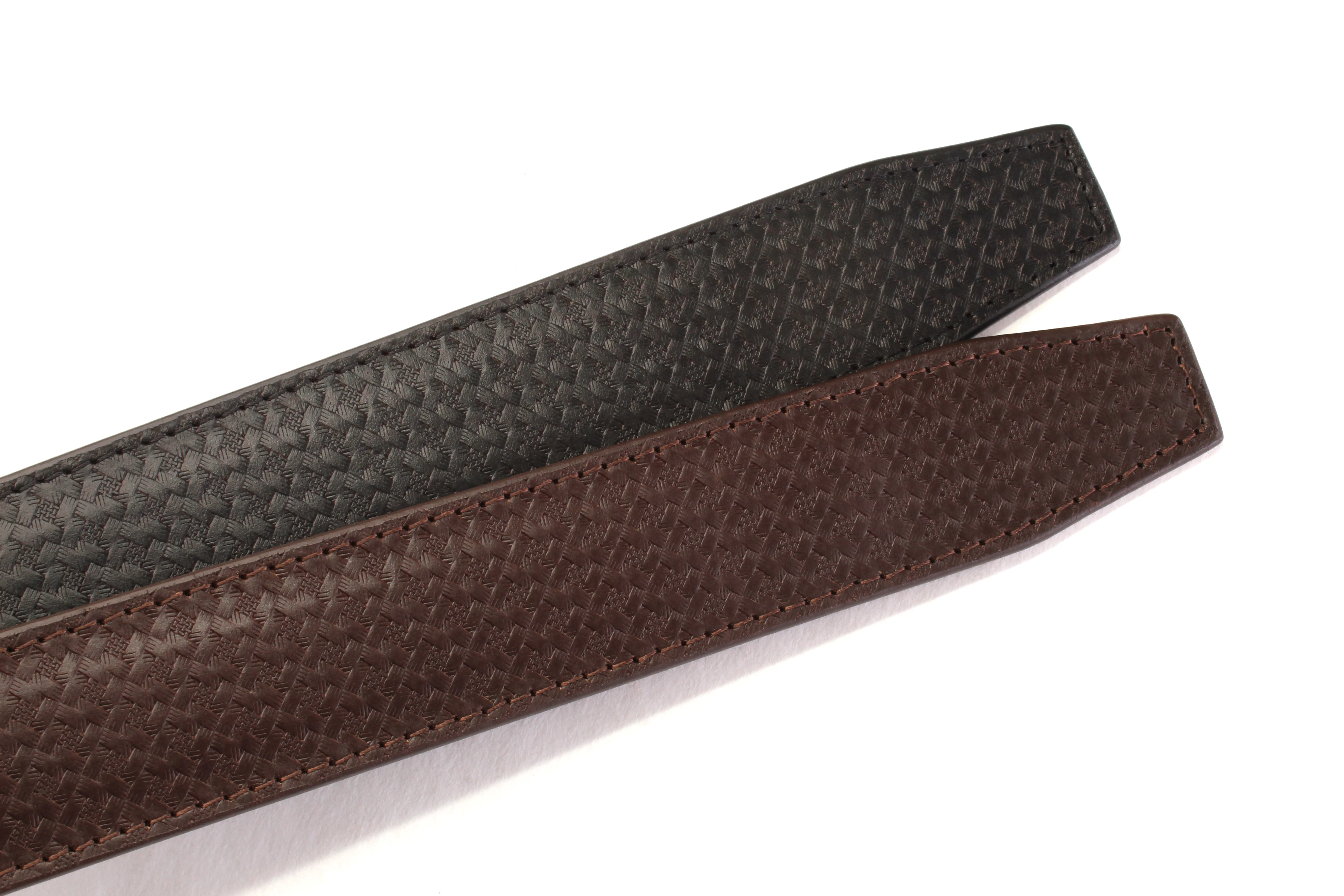 **LIMITED RELEASE** 1.5" Woven-Embossed Buffalo Leather Strap - Image 14