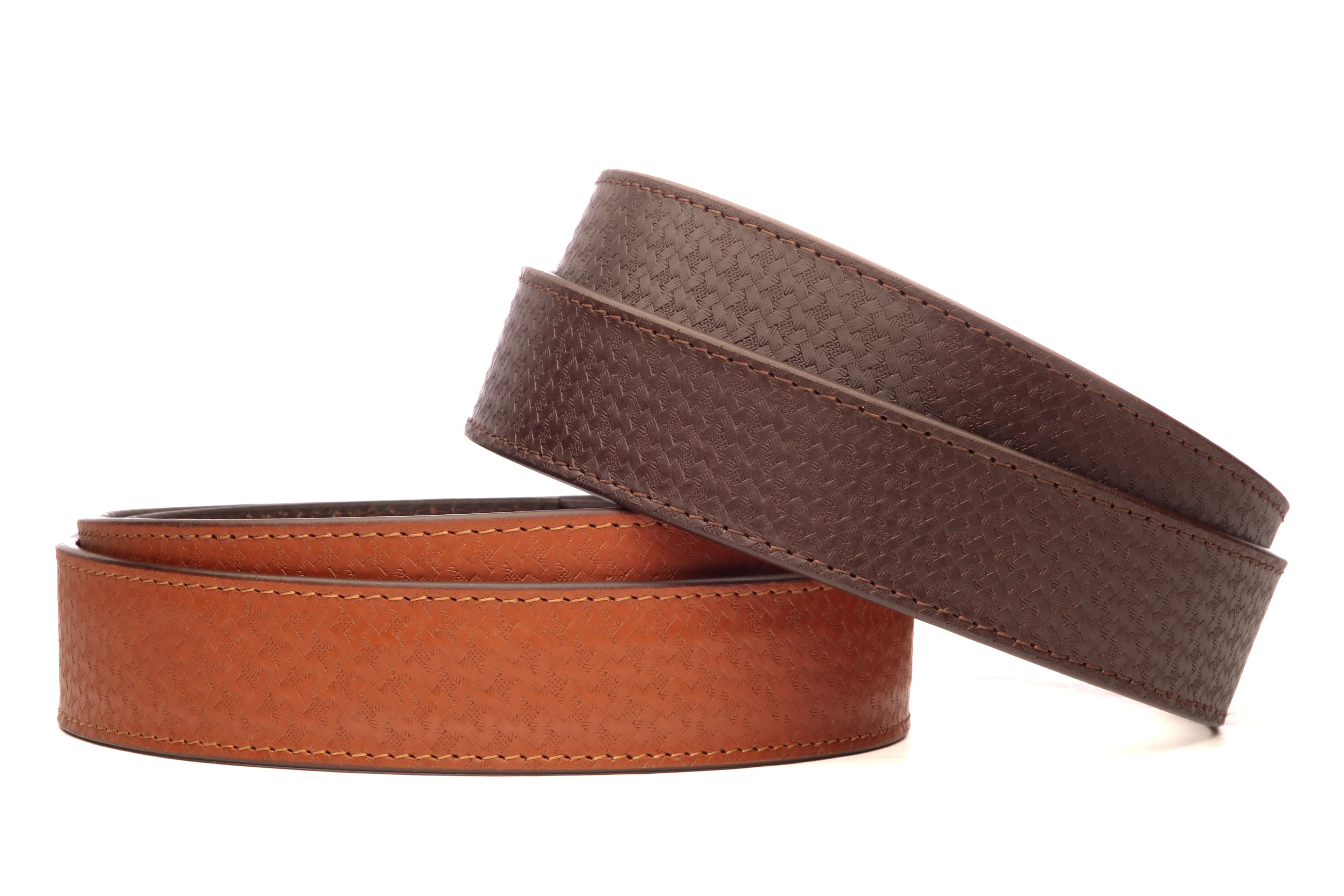 **LIMITED RELEASE** 1.5" Woven-Embossed Buffalo Leather Strap - Image 20
