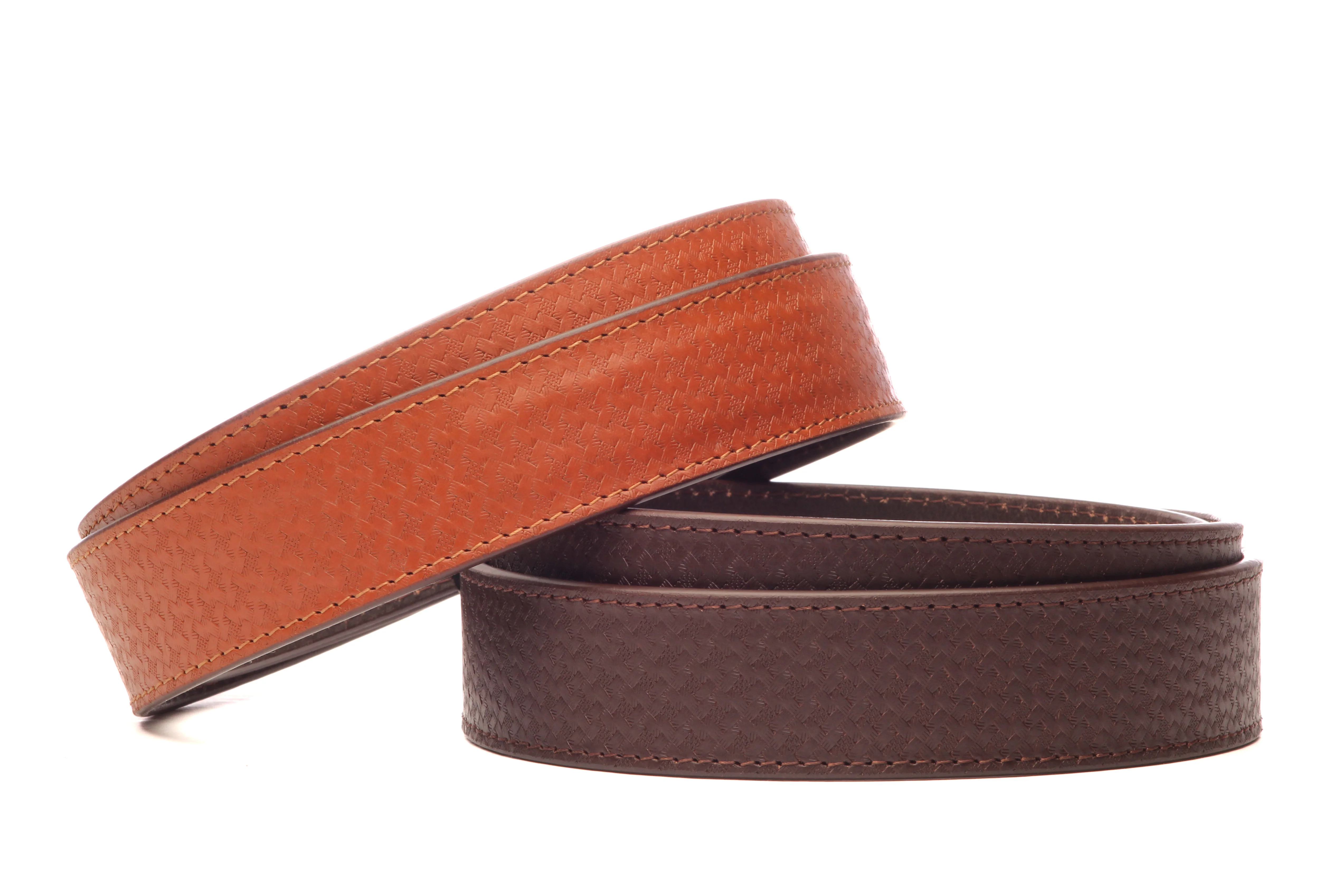 **LIMITED RELEASE** 1.5" Woven-Embossed Buffalo Leather Strap - Image 21