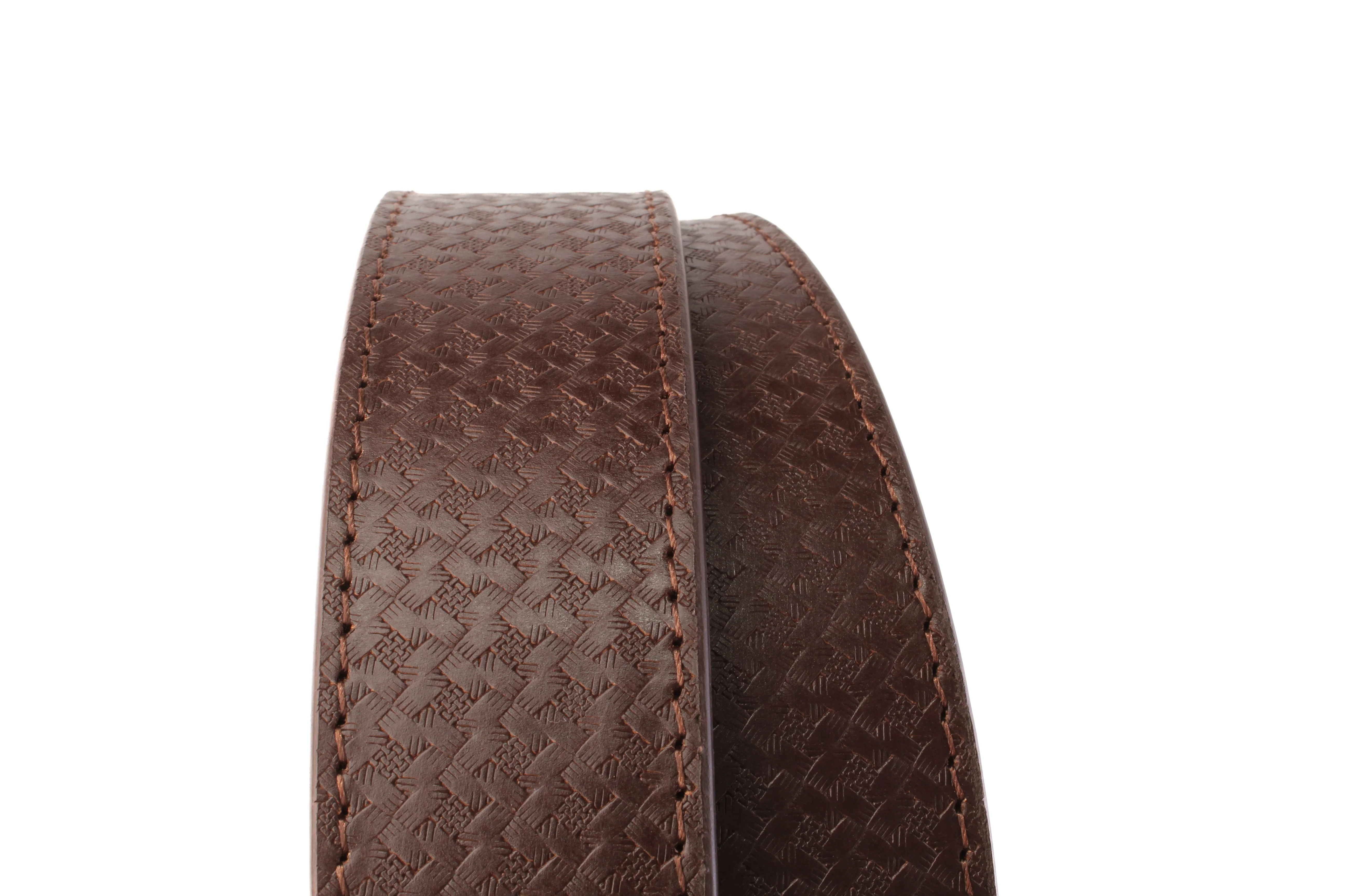 **LIMITED RELEASE** 1.5" Woven-Embossed Buffalo Leather Strap - Image 5