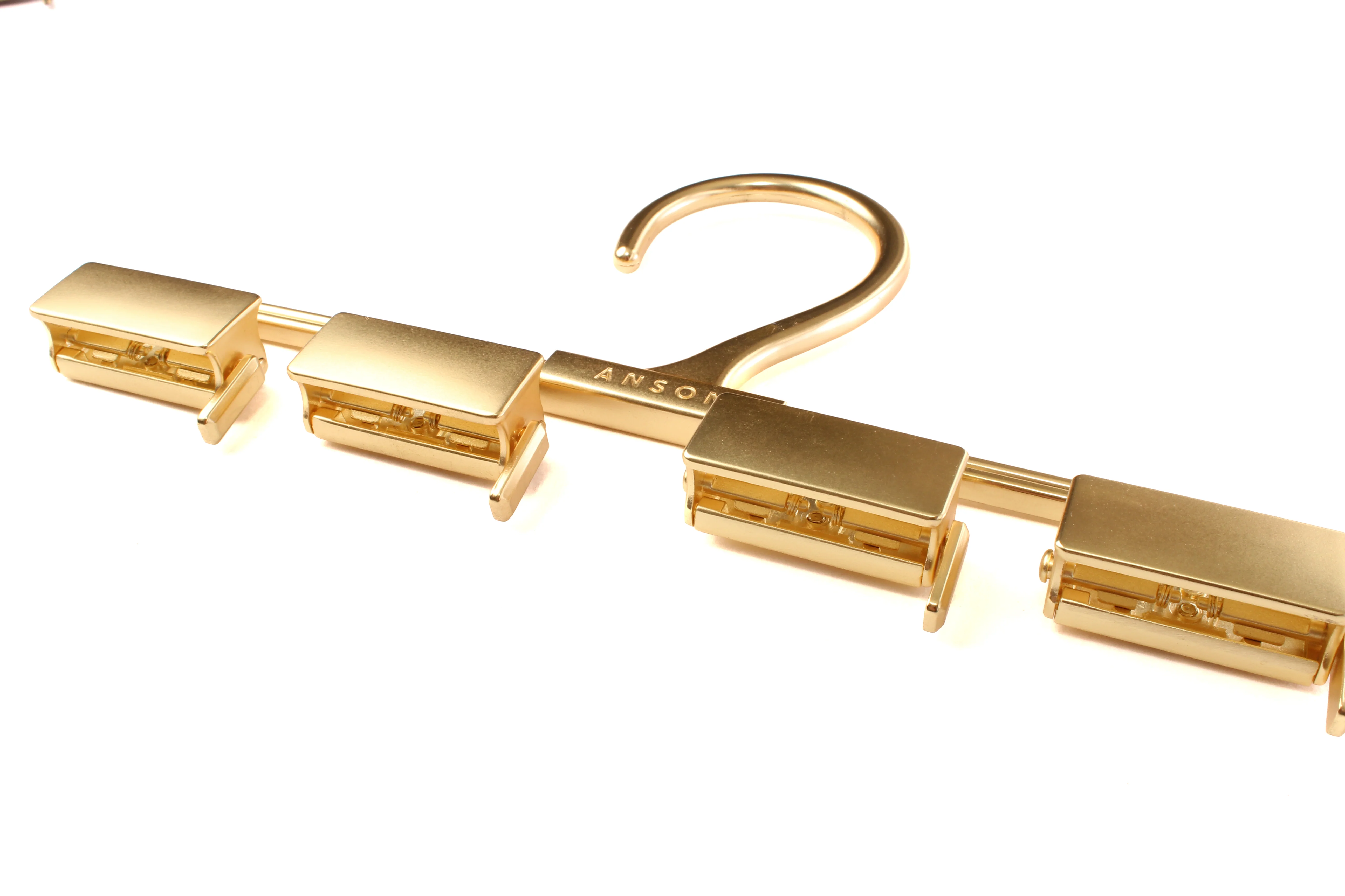 **LIMTED RELEASE** Anson Belt 4 Strap Hanger in Matte Gold - Image 5