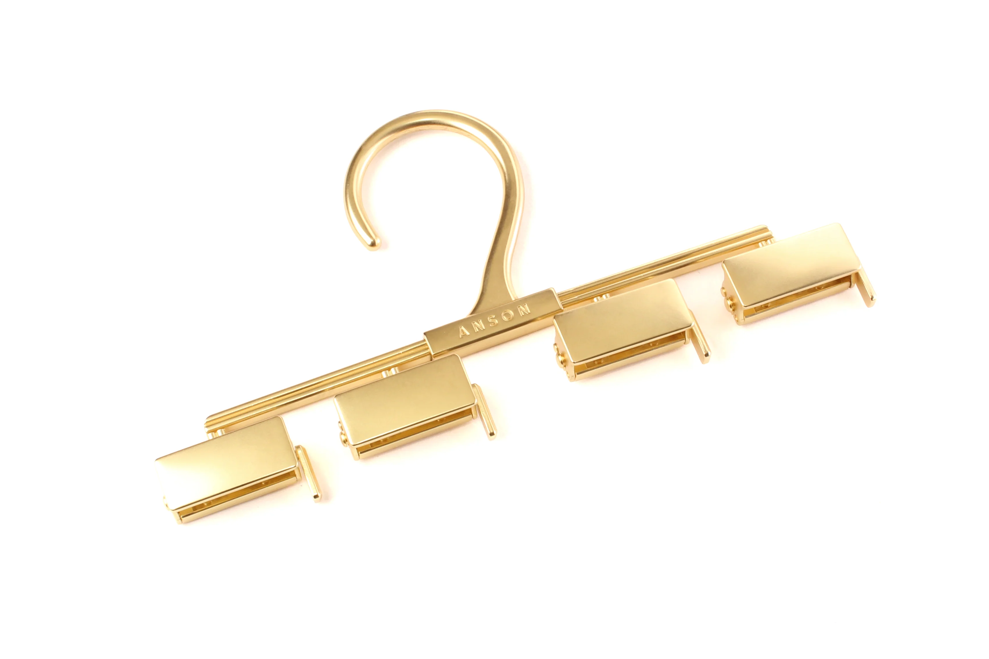 **LIMTED RELEASE** Anson Belt 4 Strap Hanger in Matte Gold - Image 9