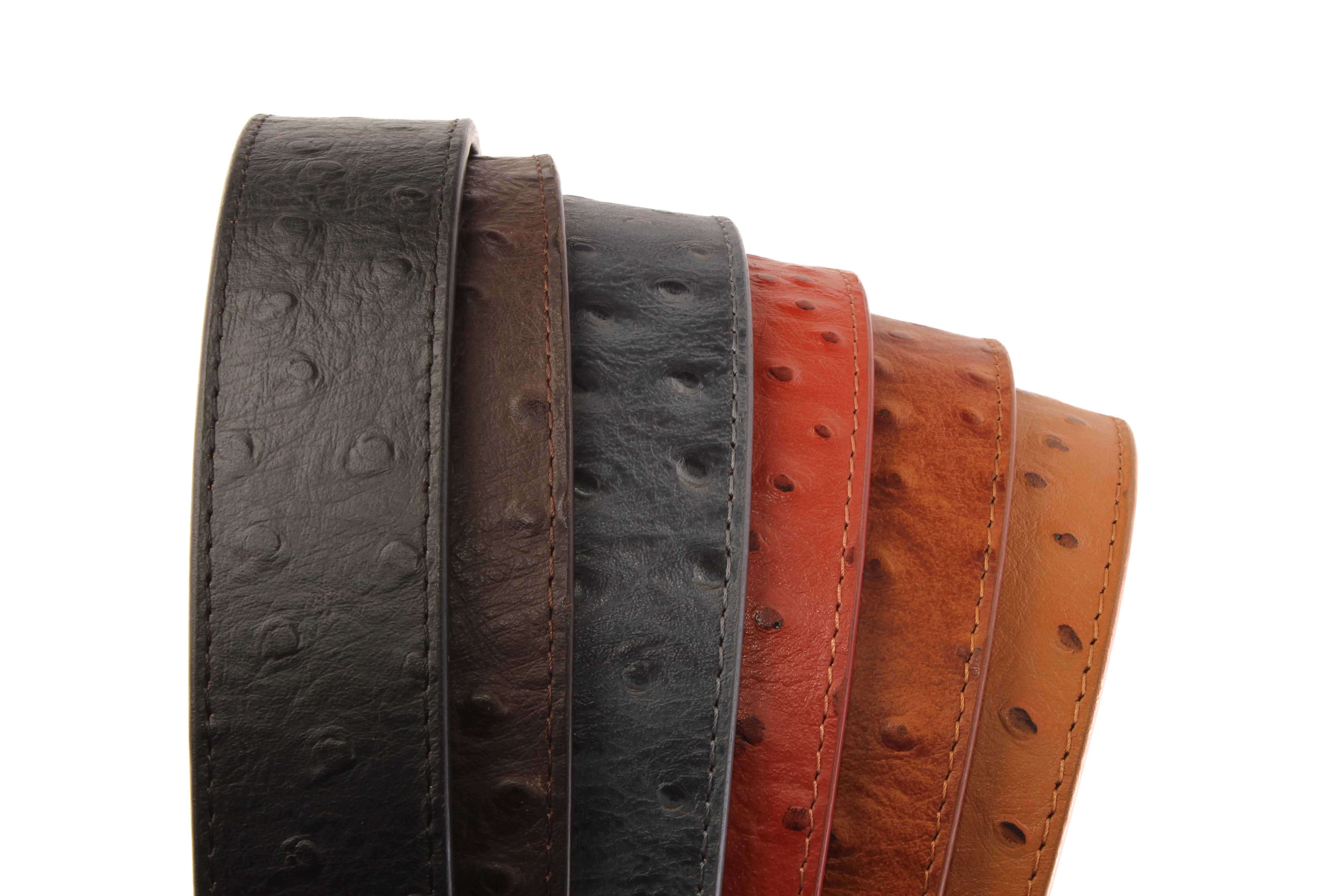 Ostrich-Embossed Vegetable Tanned Leather - Image 10