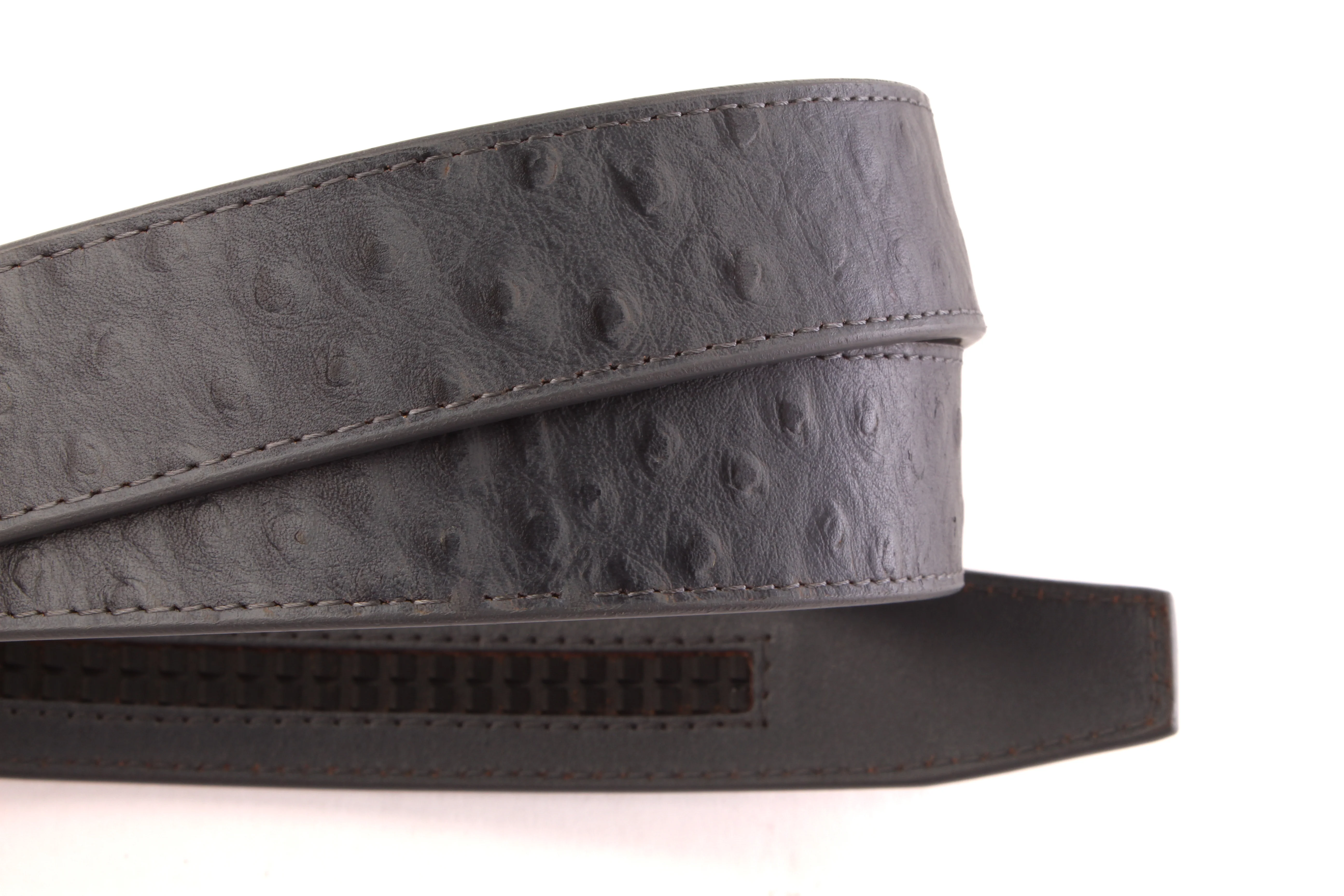 Ostrich-Embossed Vegetable Tanned Leather - Image 23
