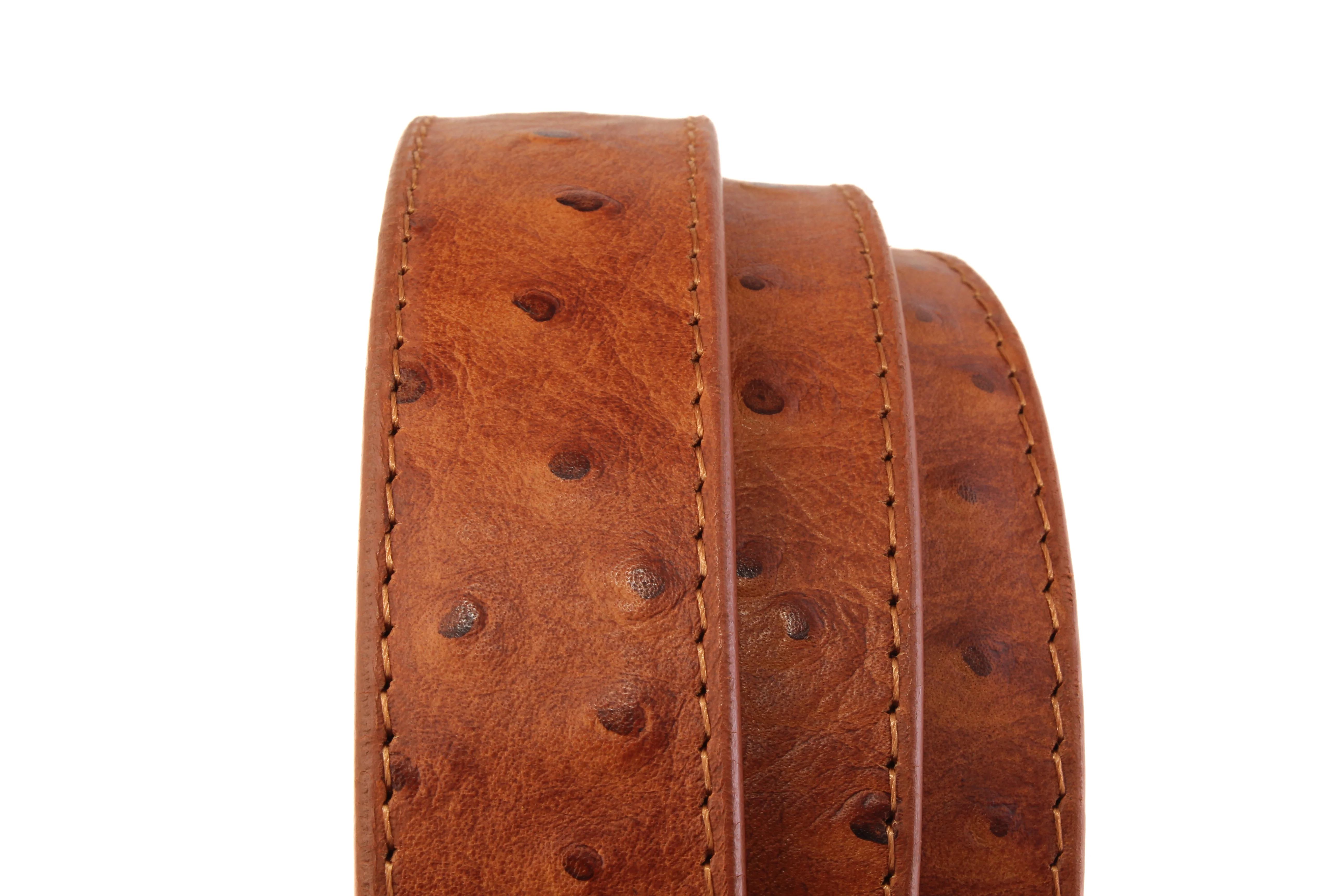 Ostrich-Embossed Vegetable Tanned Leather - Image 25
