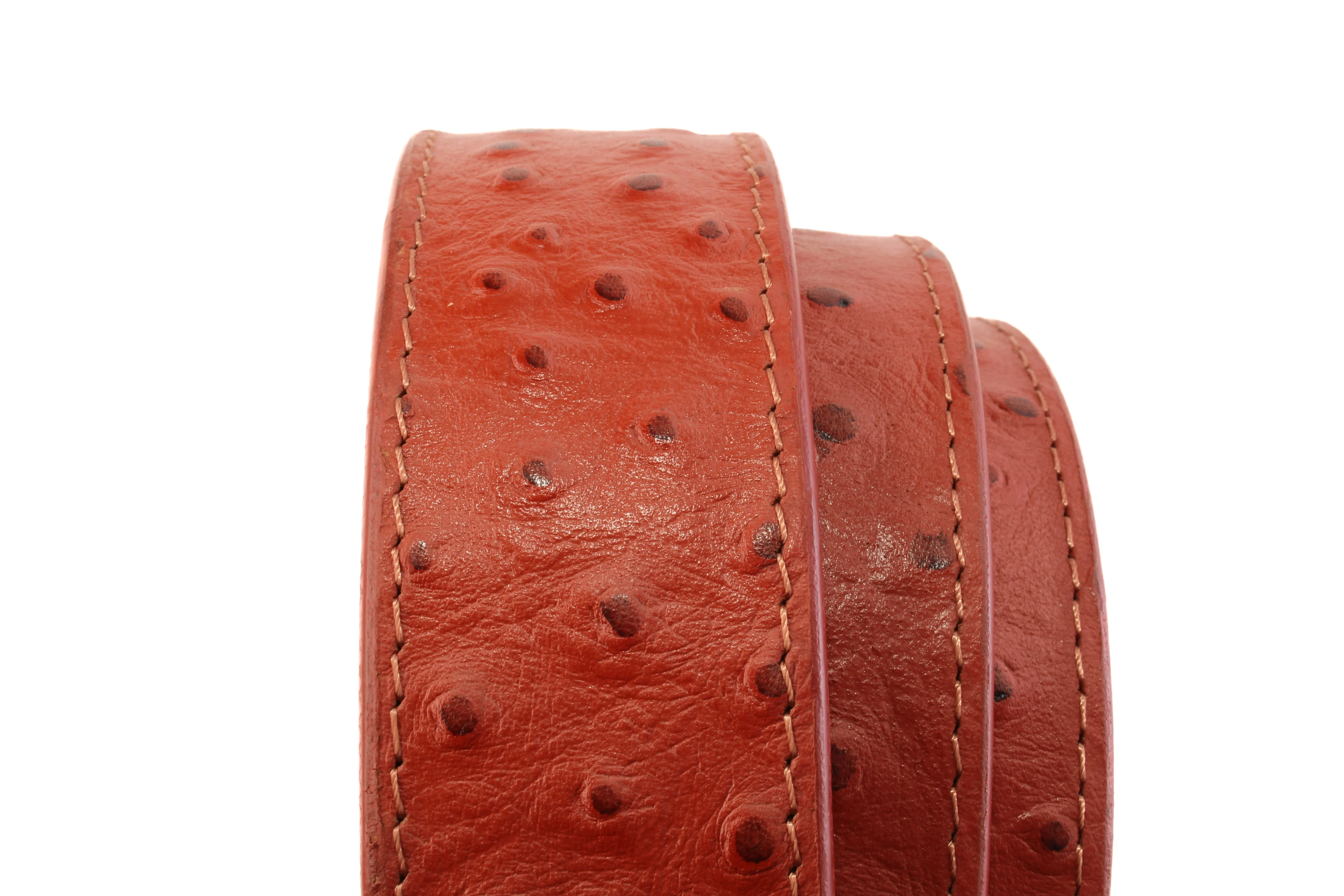 Ostrich-Embossed Vegetable Tanned Leather - Image 8