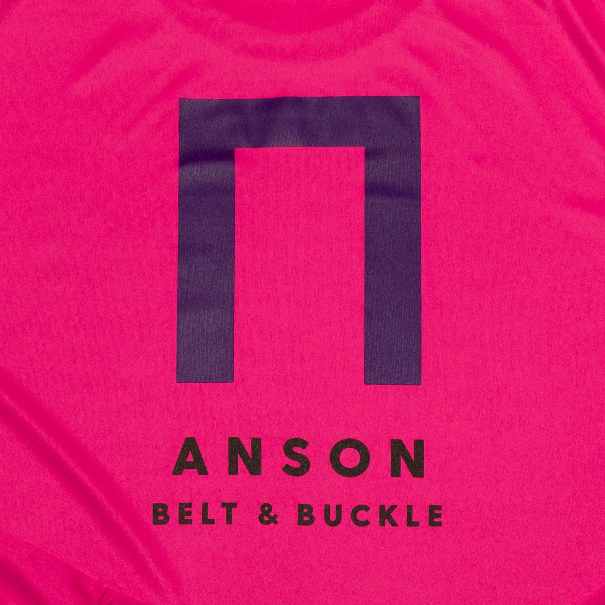 Pink Anson Belt Performance Long Sleeve Tee w/ Hanes Sport™ Men's FreshIQ™ Cool DRI® technology - Image 4