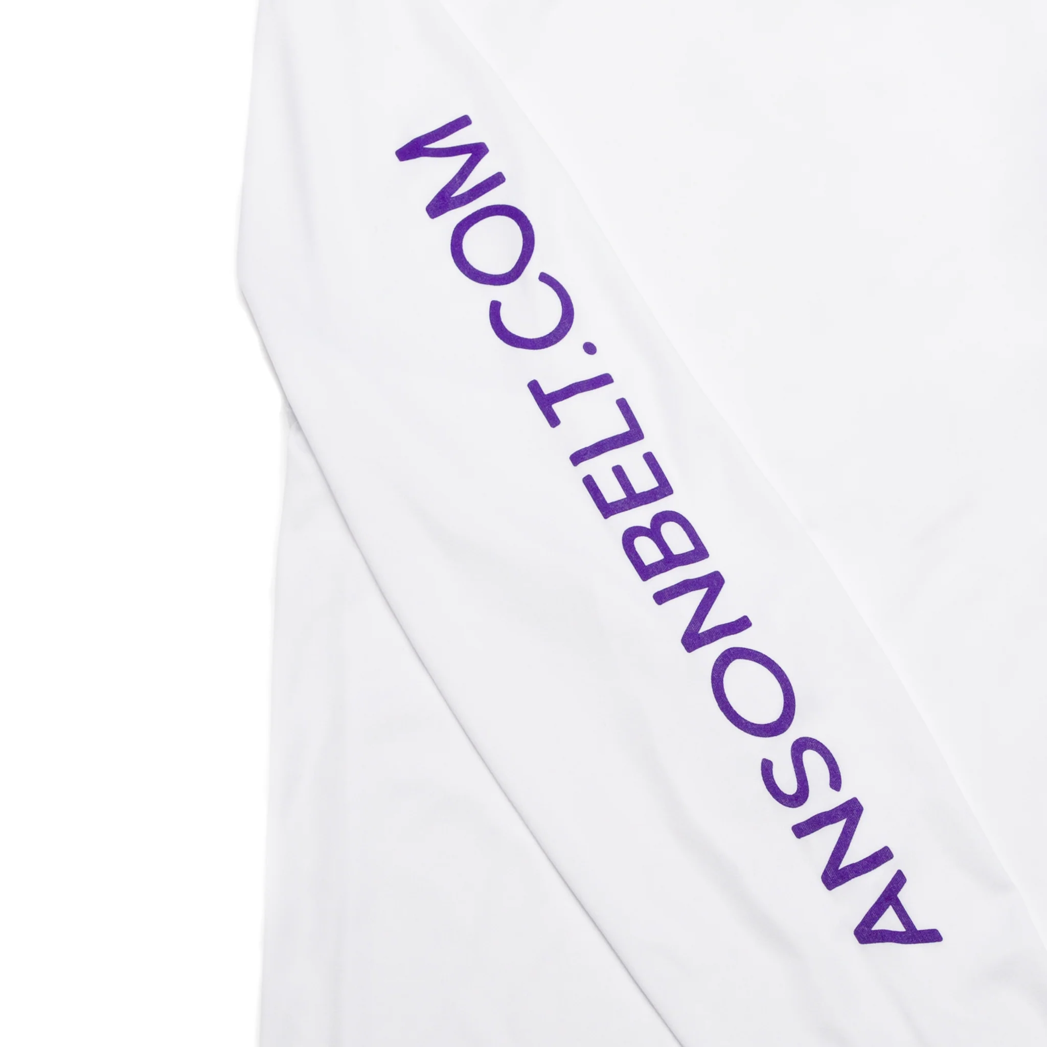 White Anson Belt Performance Long Sleeve Tee w/ Hanes Sport™ Men's FreshIQ™ Cool DRI® technology - Image 3